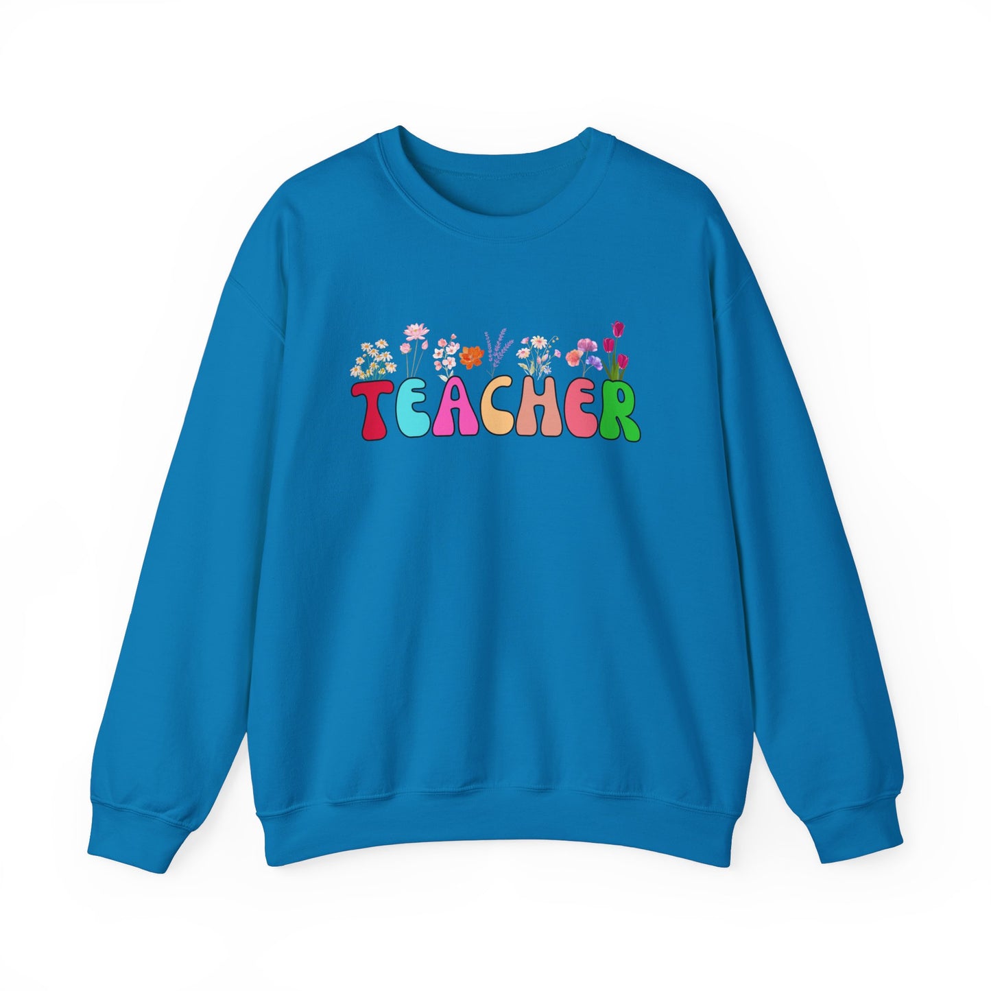 Teacher Floral Sweatshirt