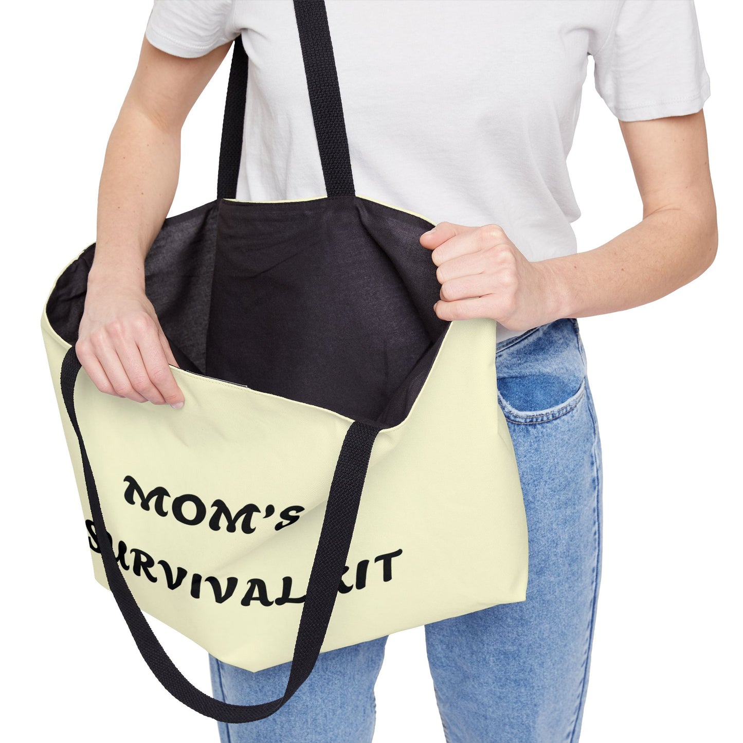 Mom's Survival Kit Weekender Tote Bag - Perfect for Moms on the Go
