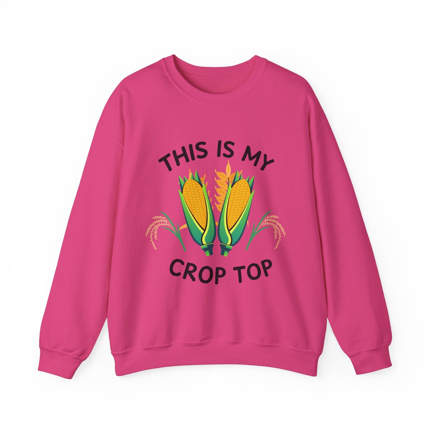 This Is My Crop Top - Funny Plant and Gardening Lover Sweatshirt
