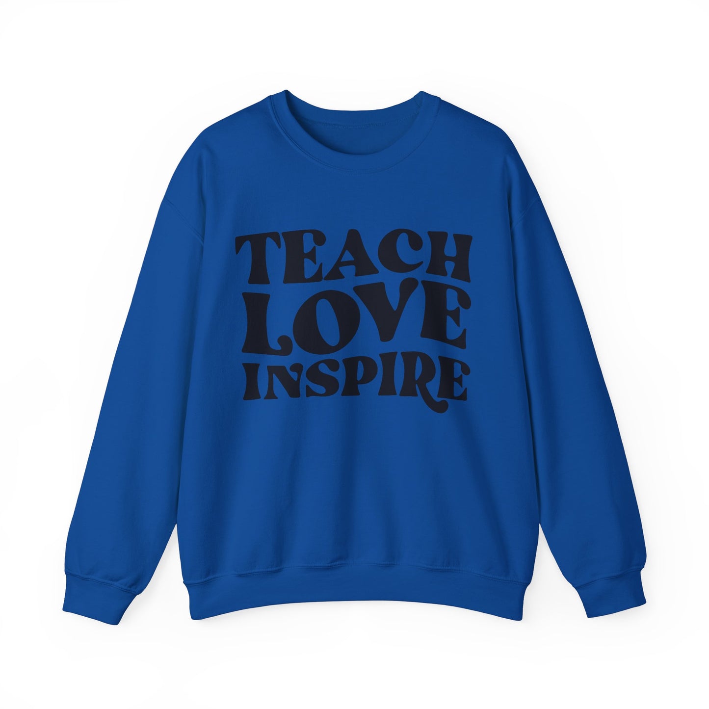 Teacher Sweatshirt - Teach Love Inspire  Unisex  Crewneck