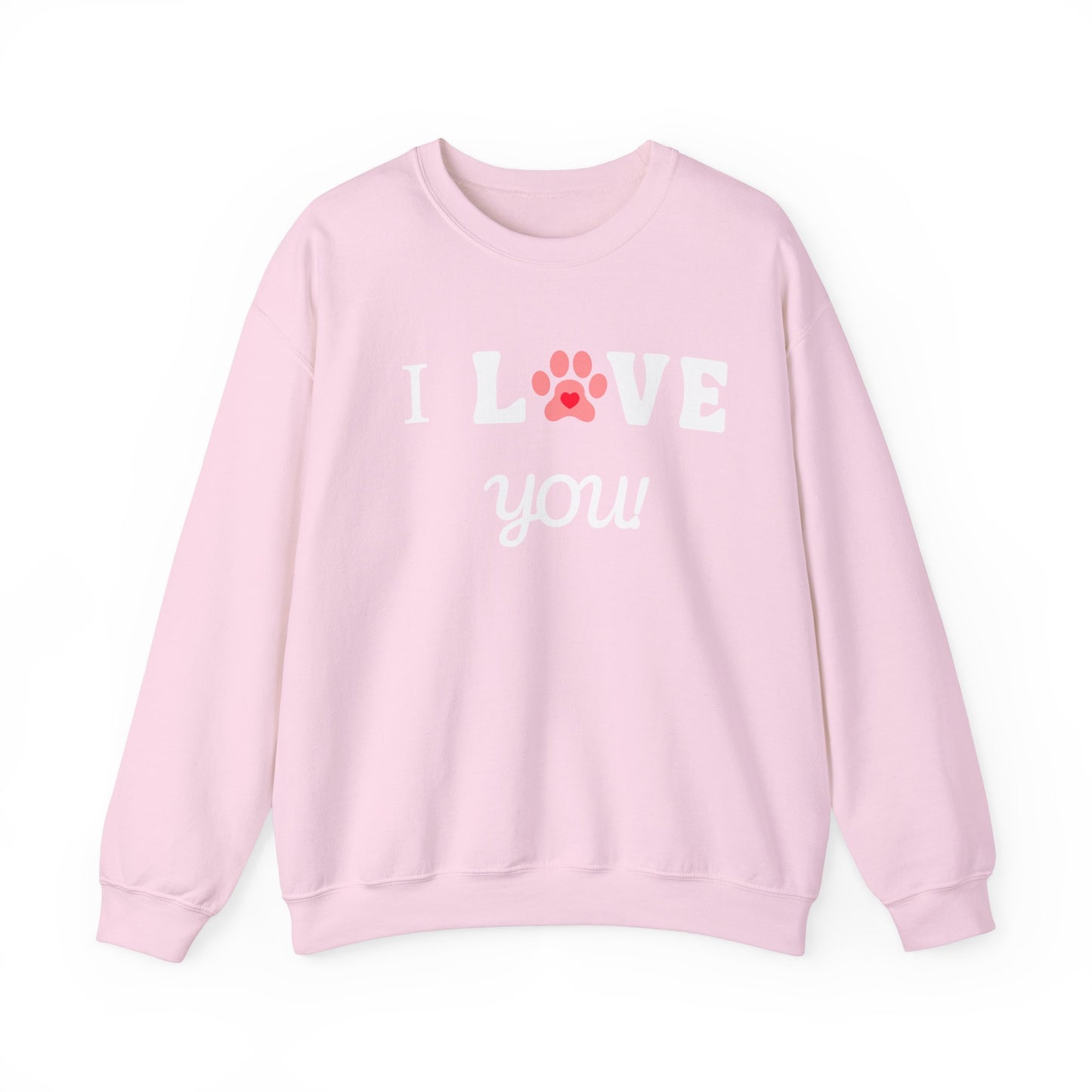 I WOOF YOU -Dog Lover Sweatshirt