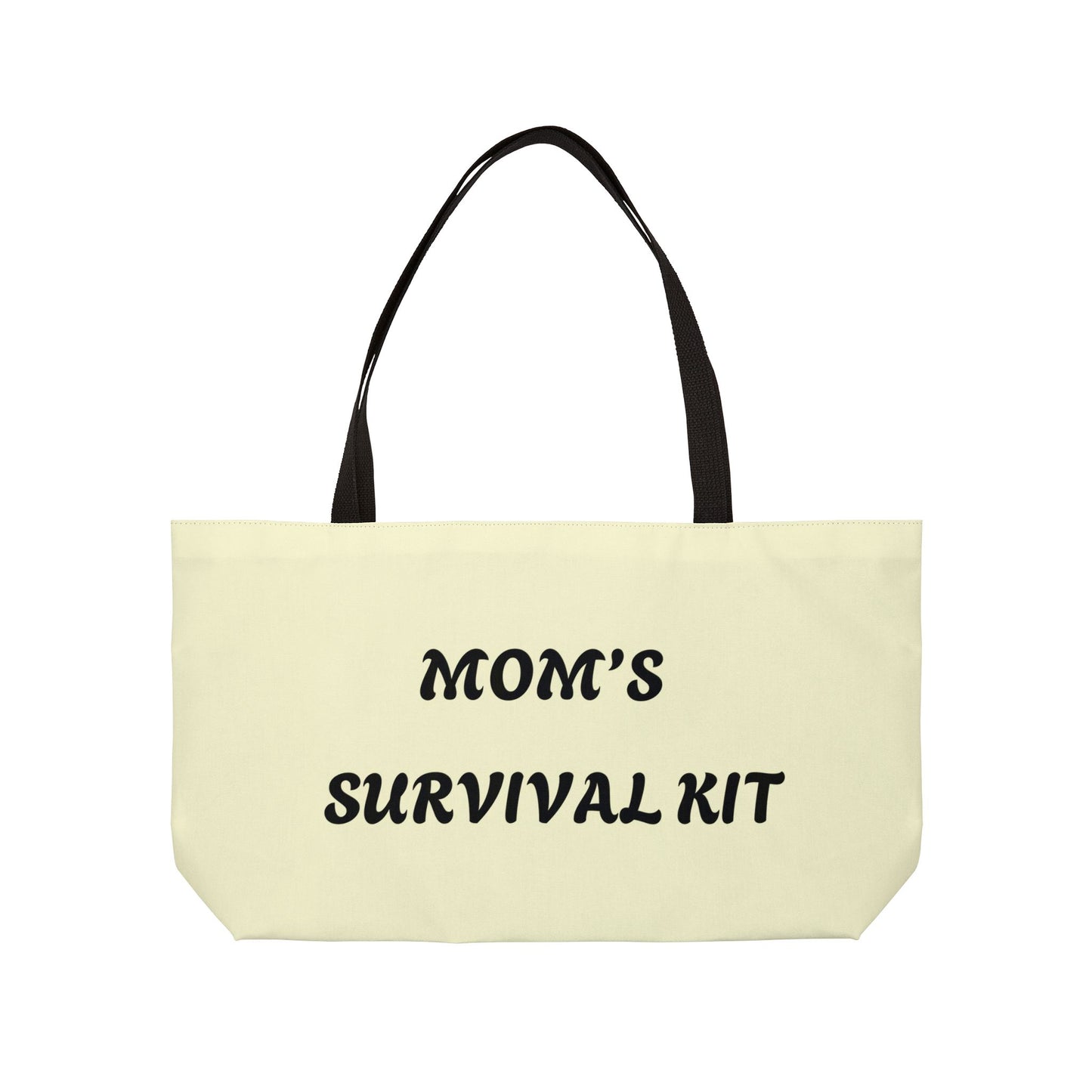 Mom's Survival Kit Weekender Tote Bag - Perfect for Moms on the Go