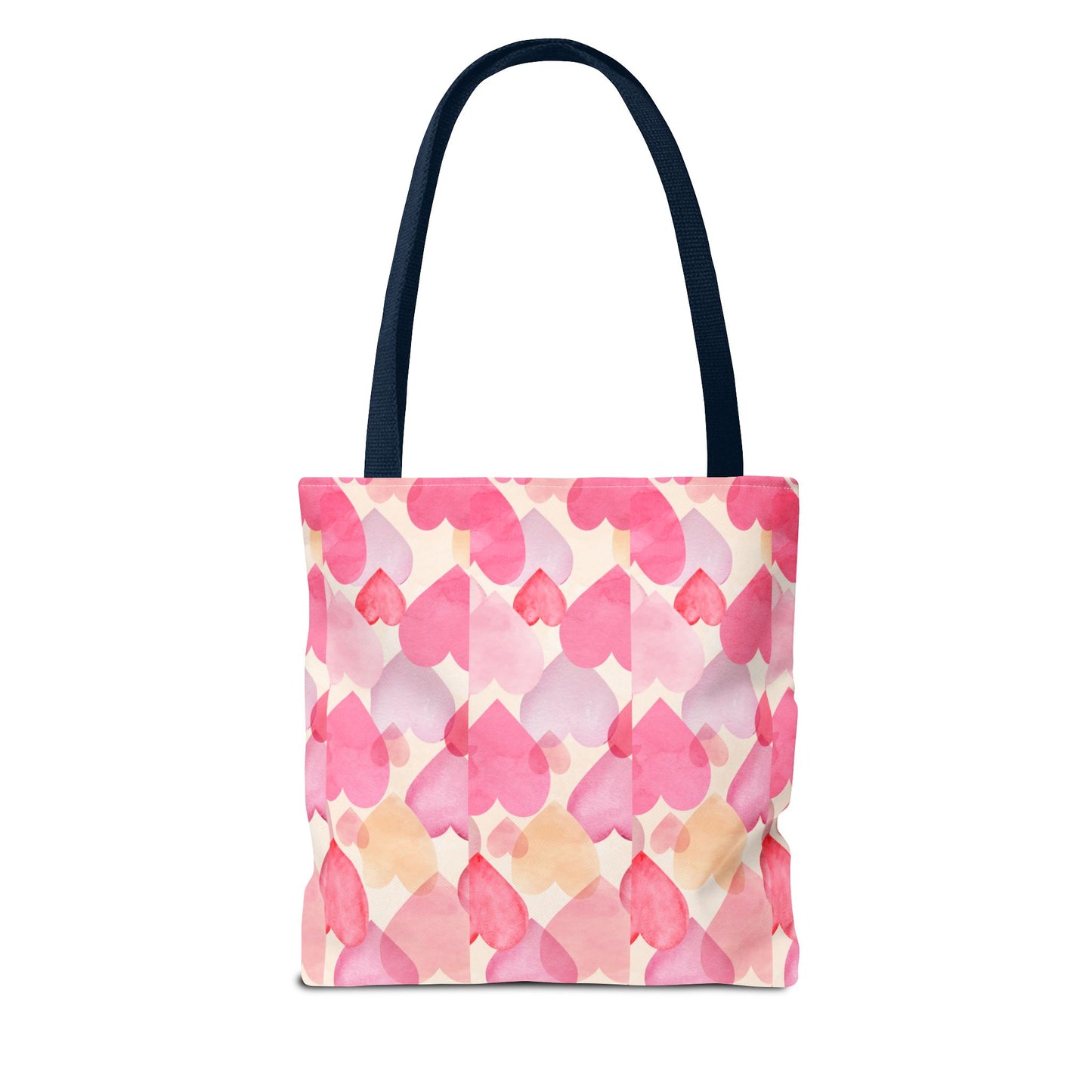 Sweetheart Tote Bag - Pink Heart Design for Everyday Use