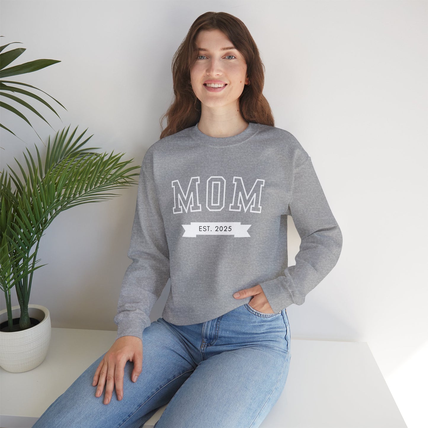 Mom Est New Mom Sweatshirt