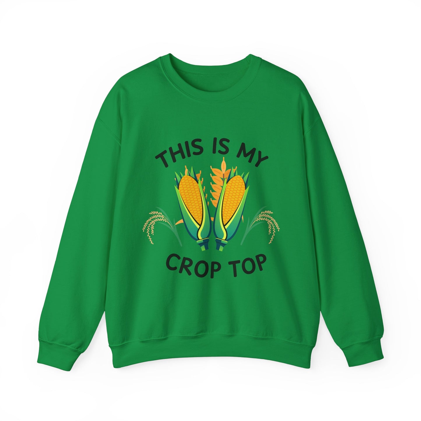This Is My Crop Top - Funny Plant and Gardening Lover Sweatshirt