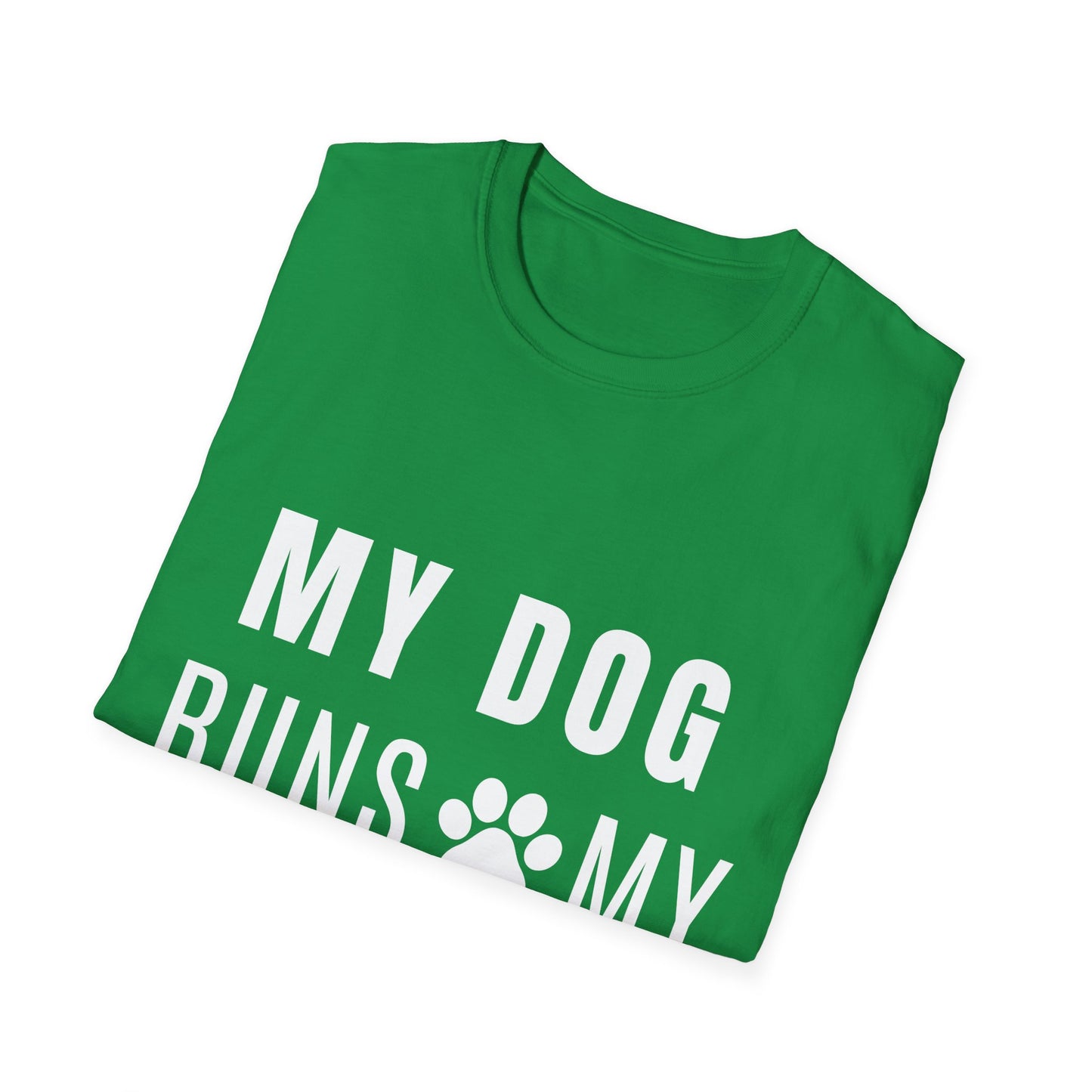 My Dog Runs My World T-Shirt
