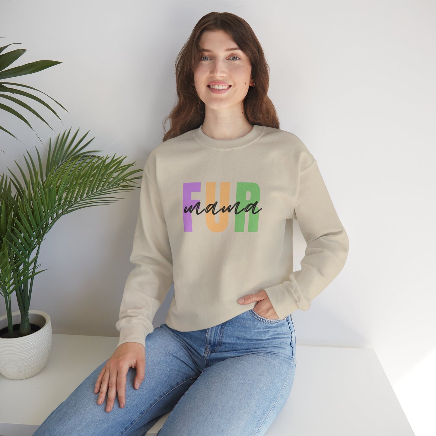 Fur Mama - Funny Dog Lover Sweatshirt
