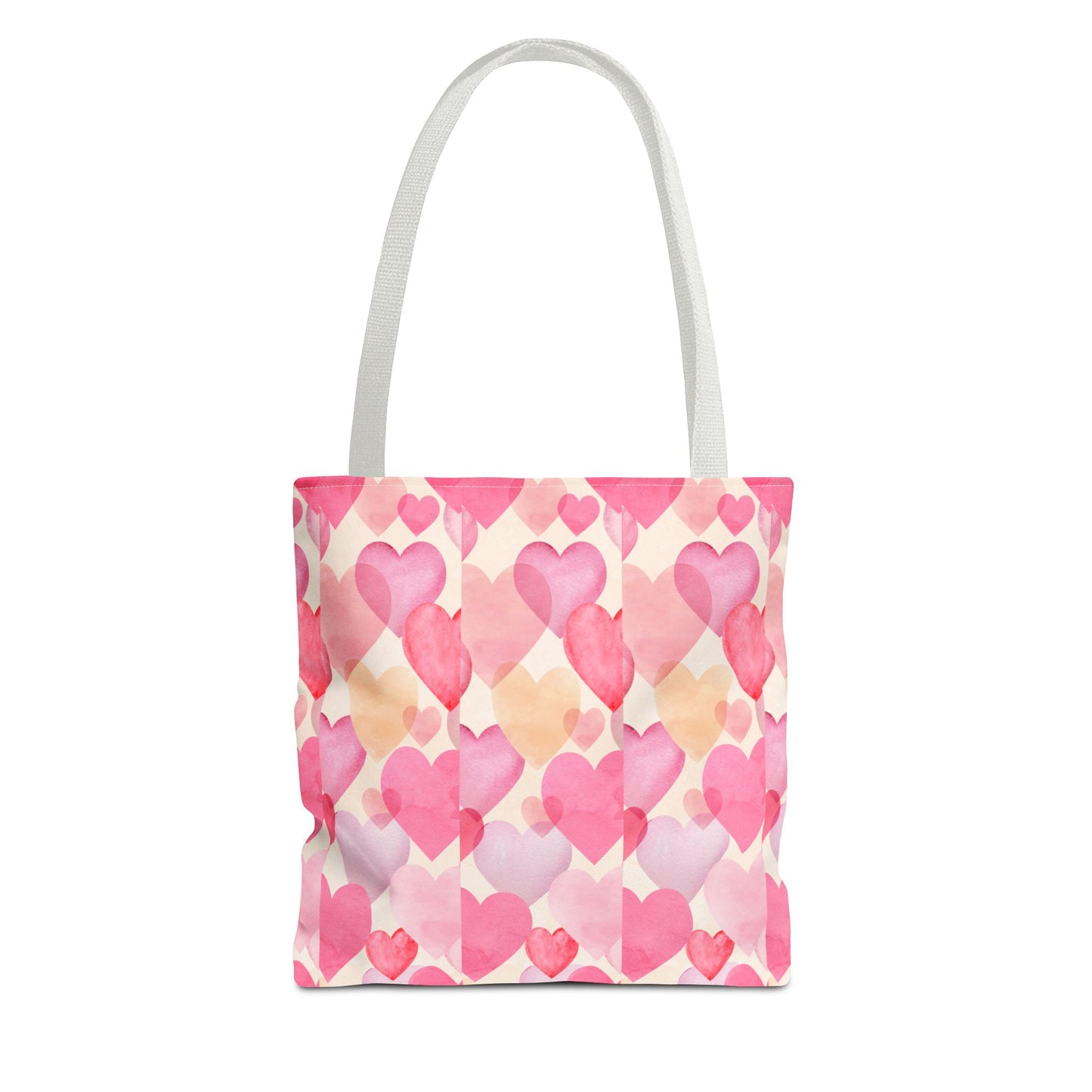 Sweetheart Tote Bag - Pink Heart Design for Everyday Use
