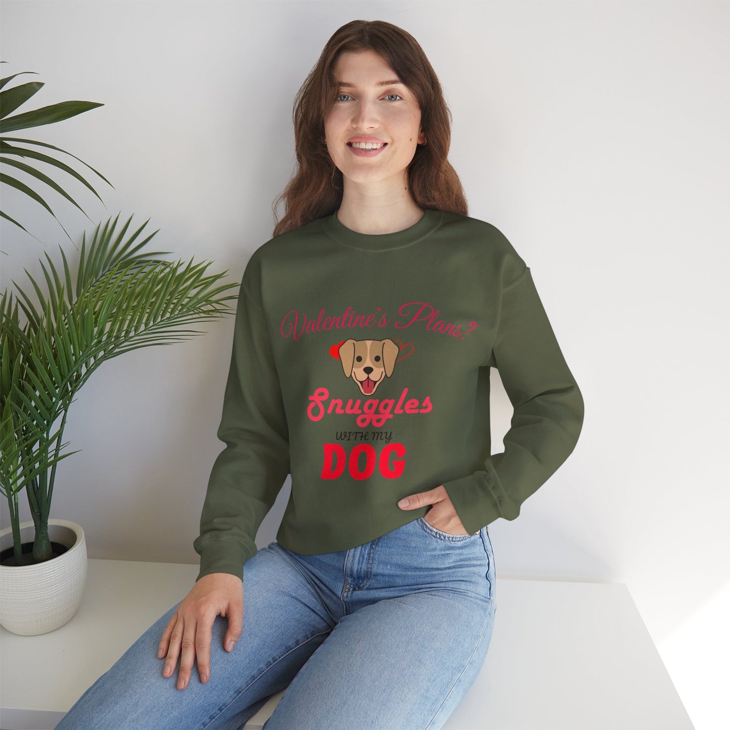 Valentine's Day Dog Lover Sweatshirt