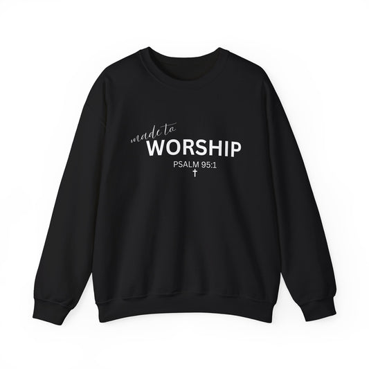 Made to Worship "Psalm 95:1" - Sweatshirt for Christians