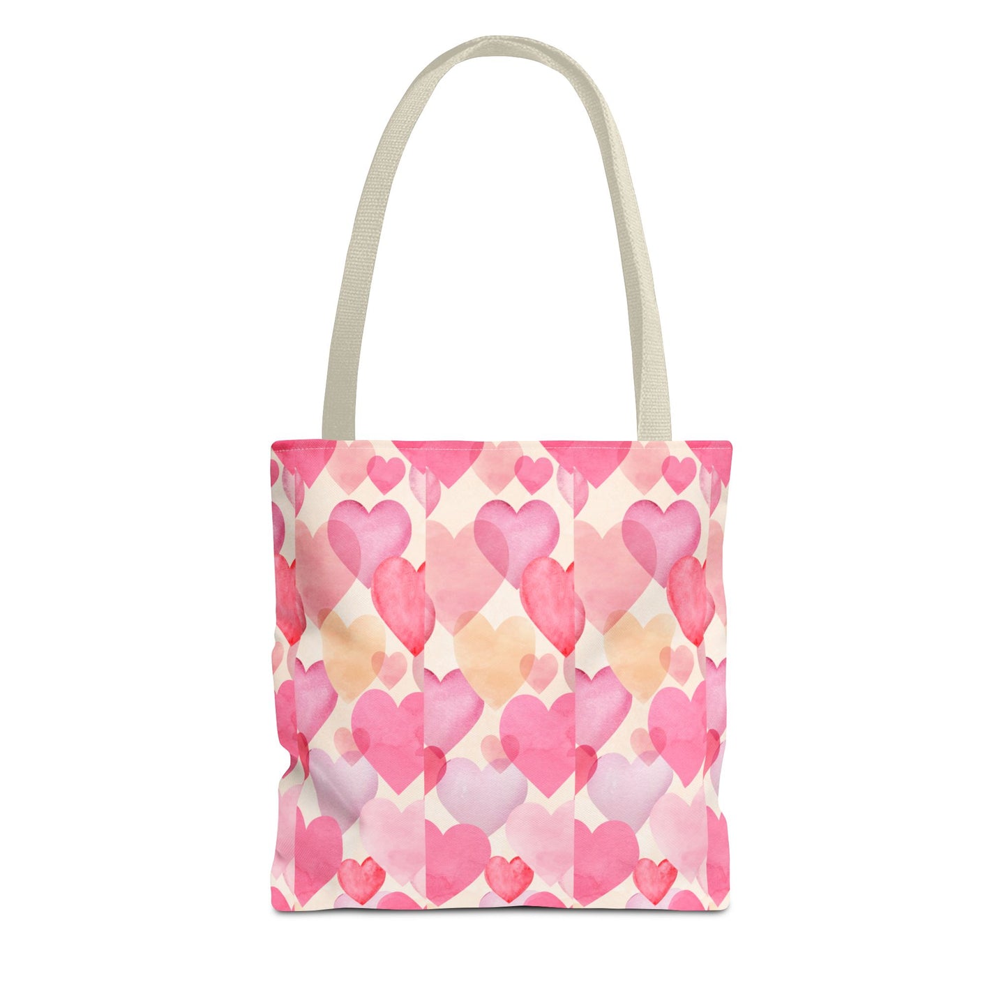 Sweetheart Tote Bag - Pink Heart Design for Everyday Use