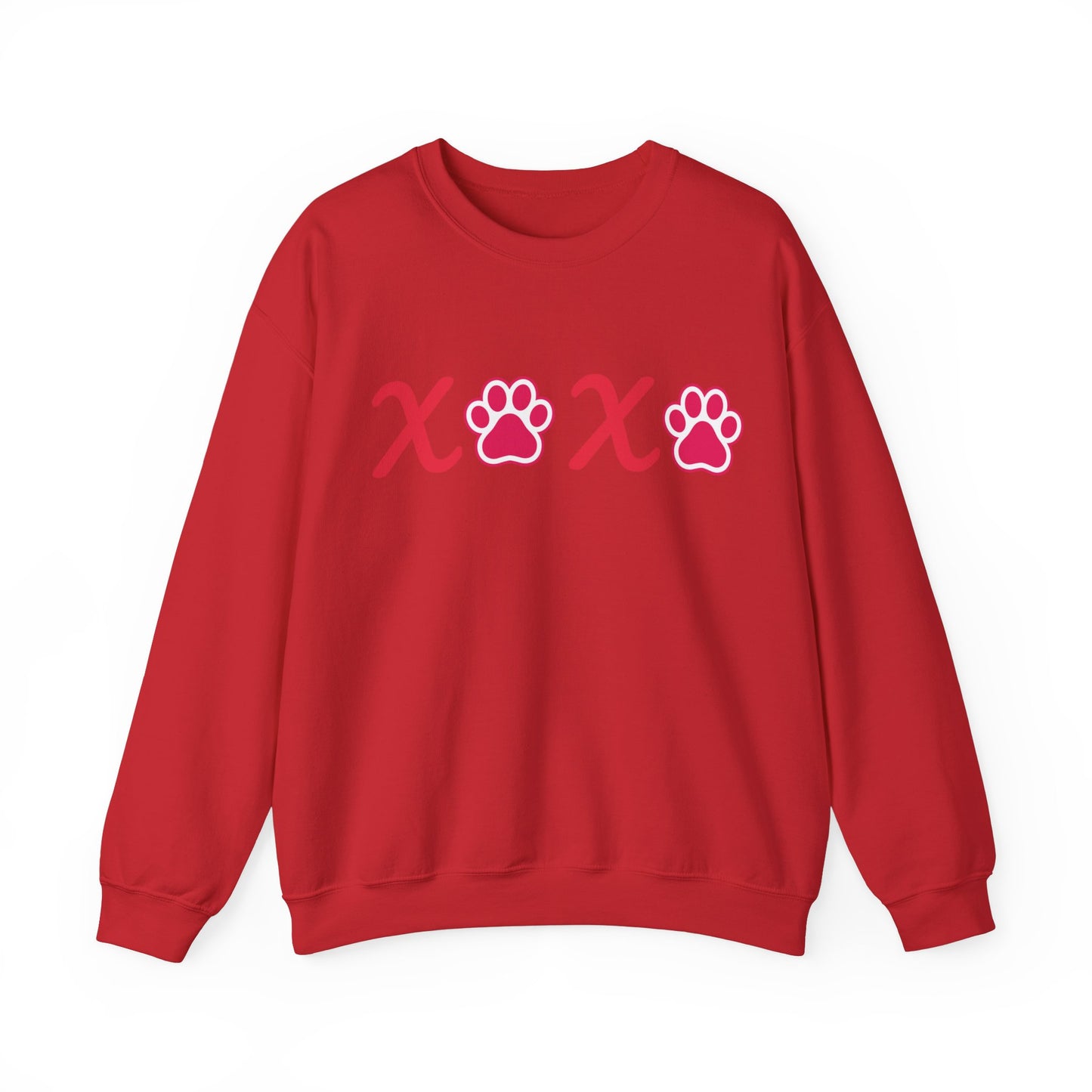 Valentine's Day Dog Lover Sweatshirt - XOXO Unisex Crewneck Sweatshirt