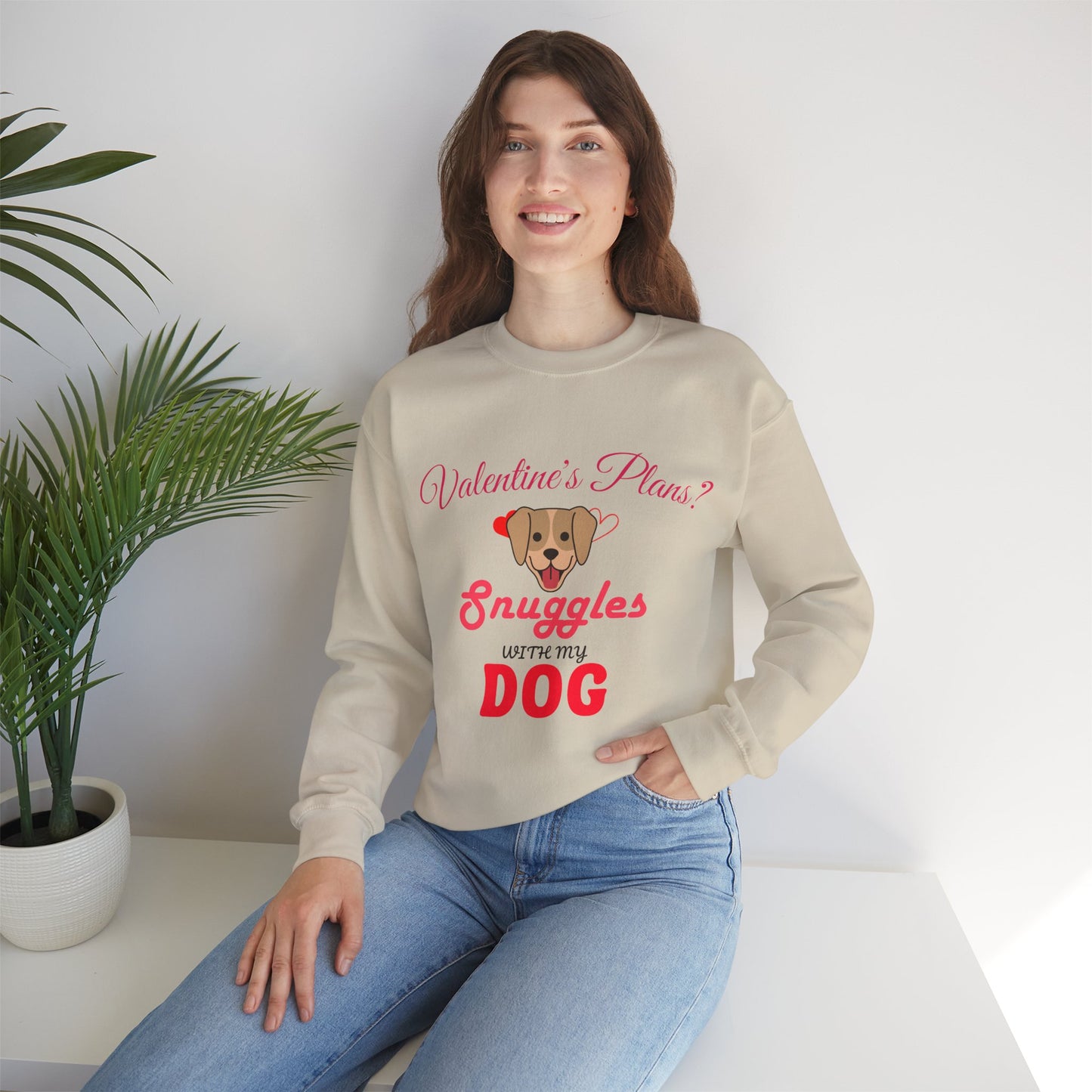 Valentine's Day Dog Lover Sweatshirt