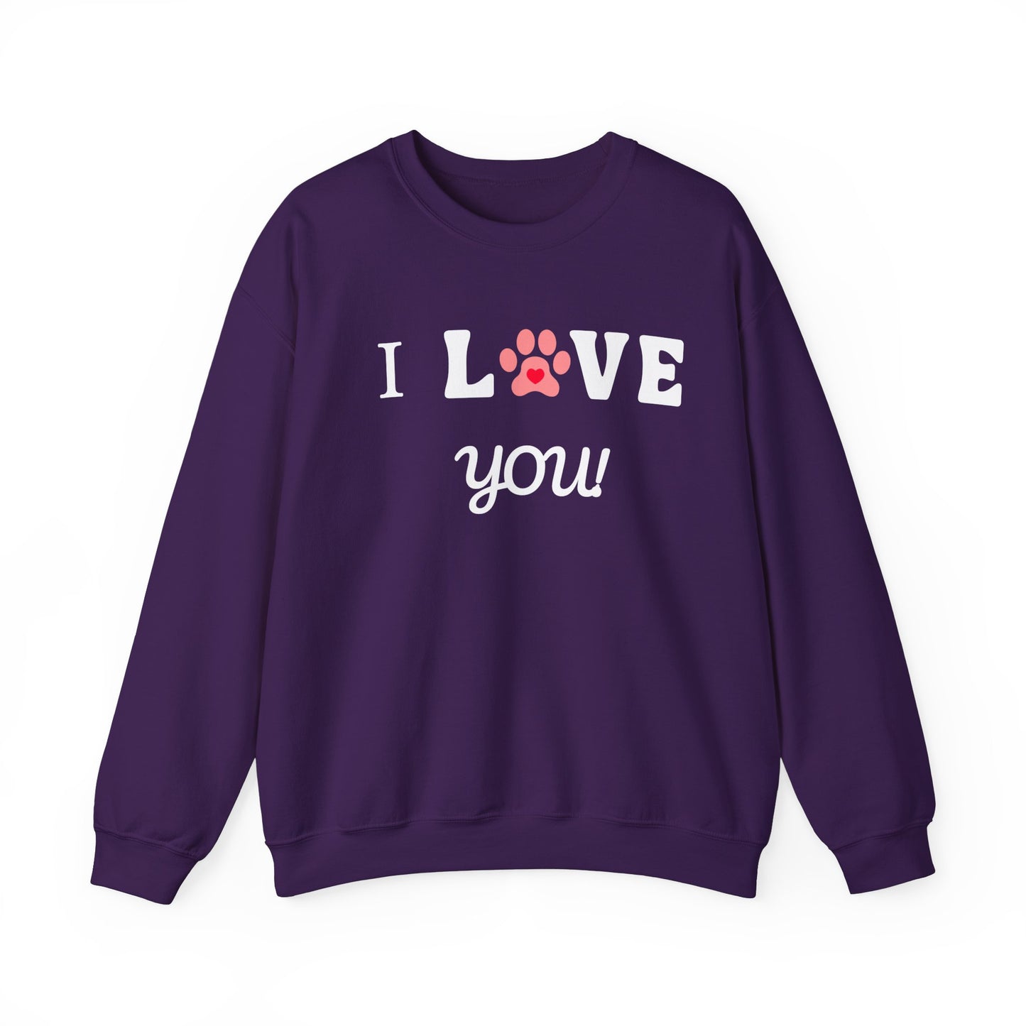 I WOOF YOU -Dog Lover Sweatshirt