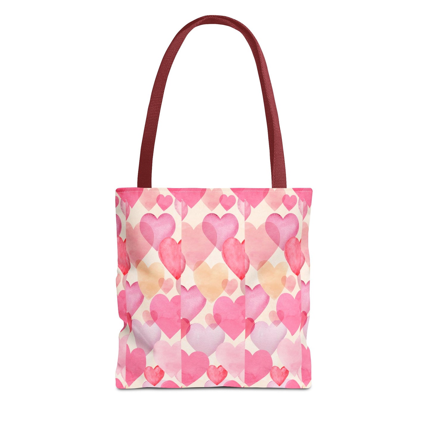 Sweetheart Tote Bag - Pink Heart Design for Everyday Use