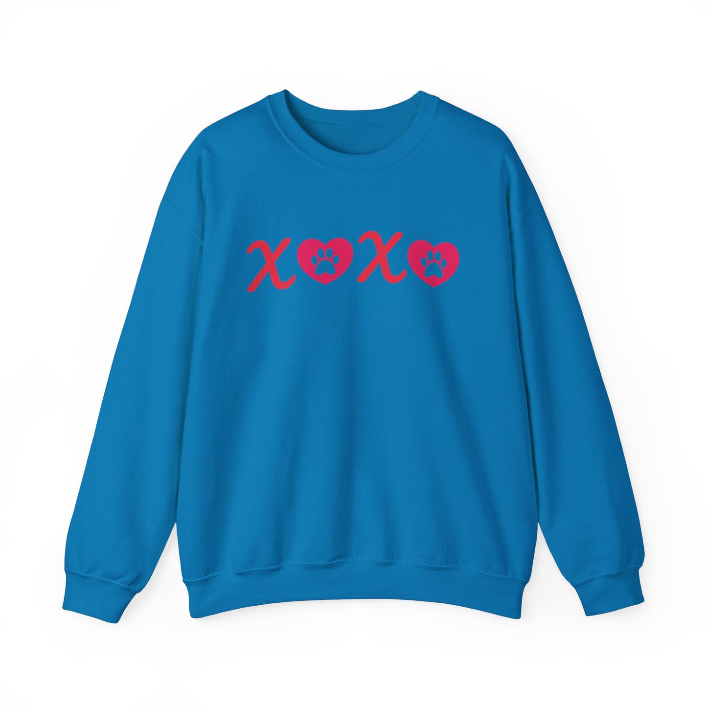 Valentine's Day Dog Lover Sweatshirt - XOXO Unisex Crewneck
