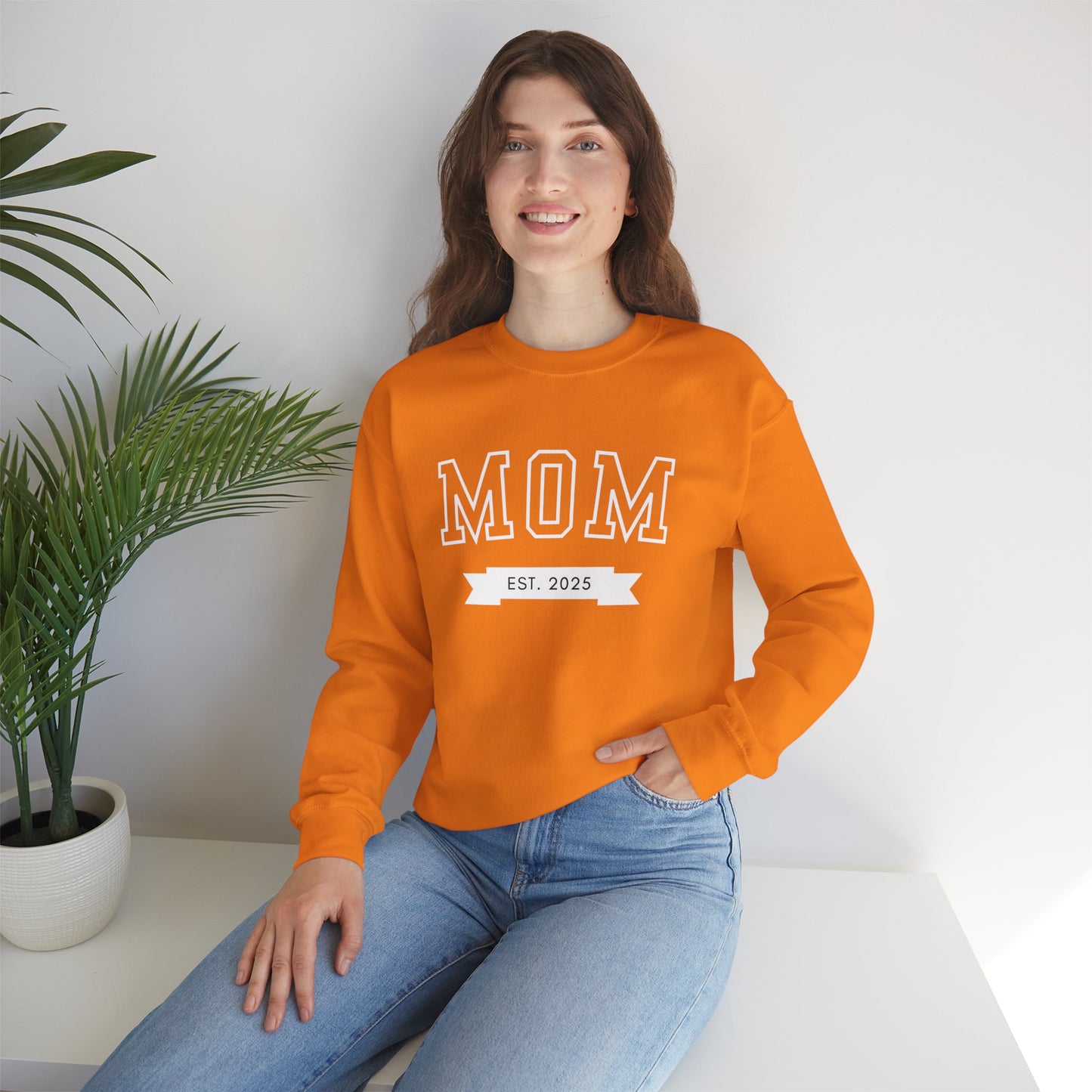 Mom Est New Mom Sweatshirt
