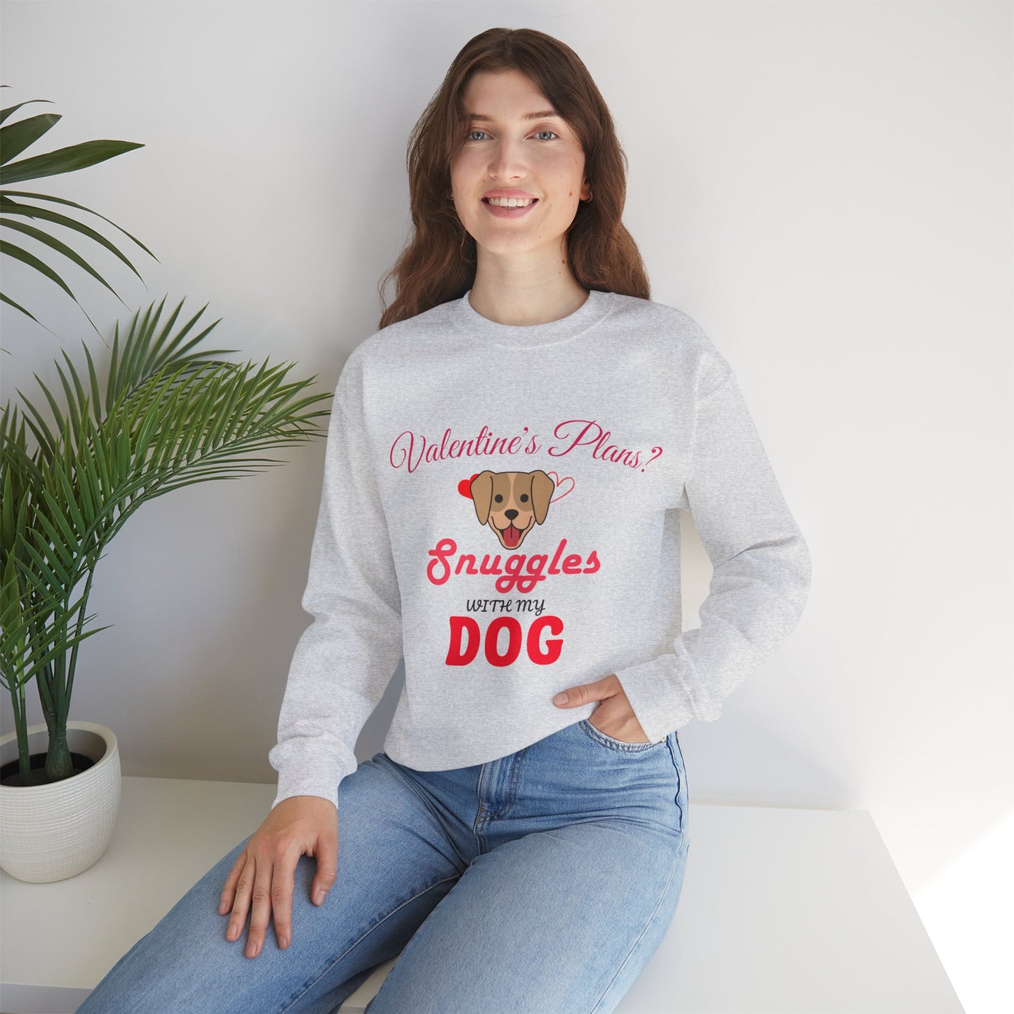 Valentine's Day Dog Lover Sweatshirt