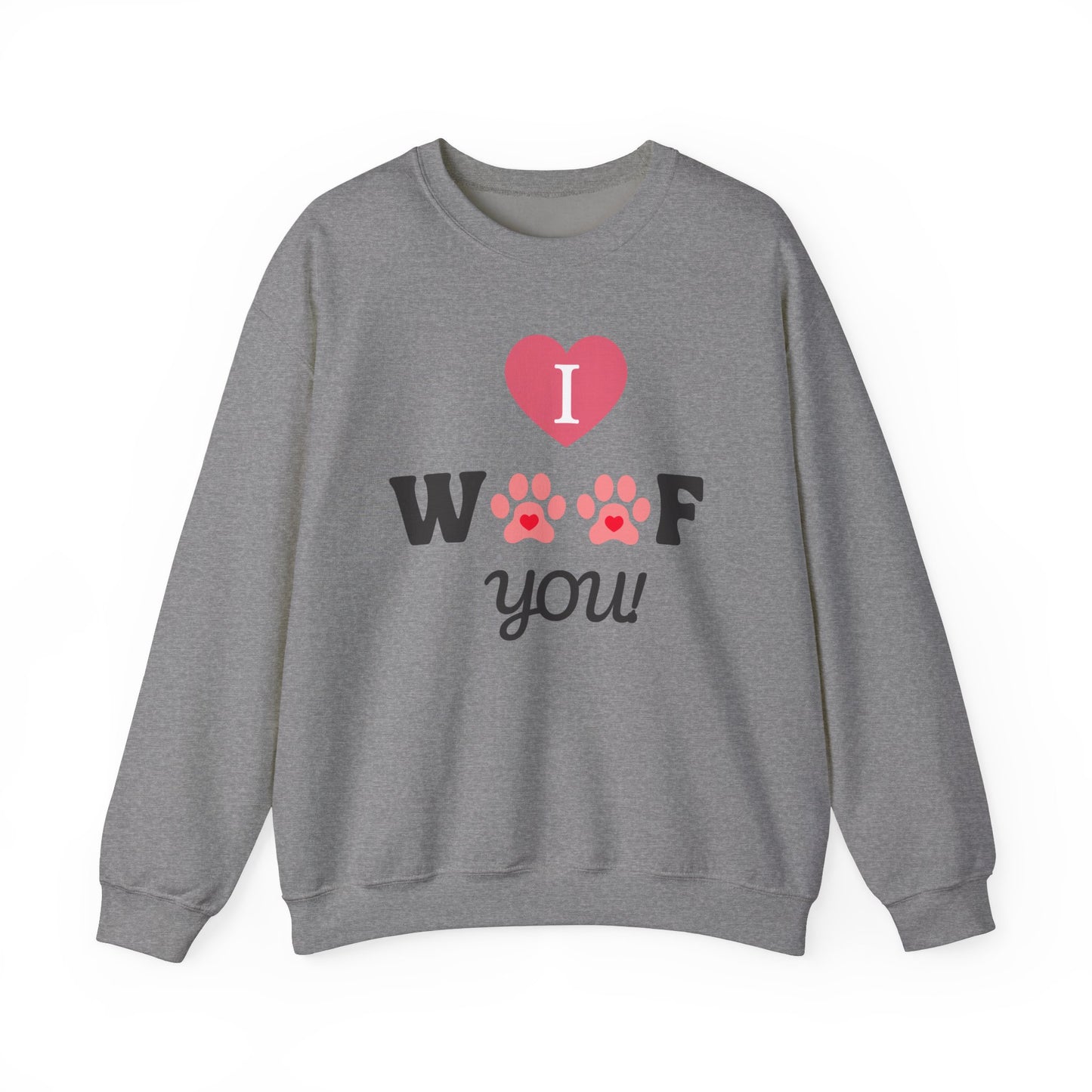 Valentine's Day Dog Lover Sweatshirt - Unisex Crewneck