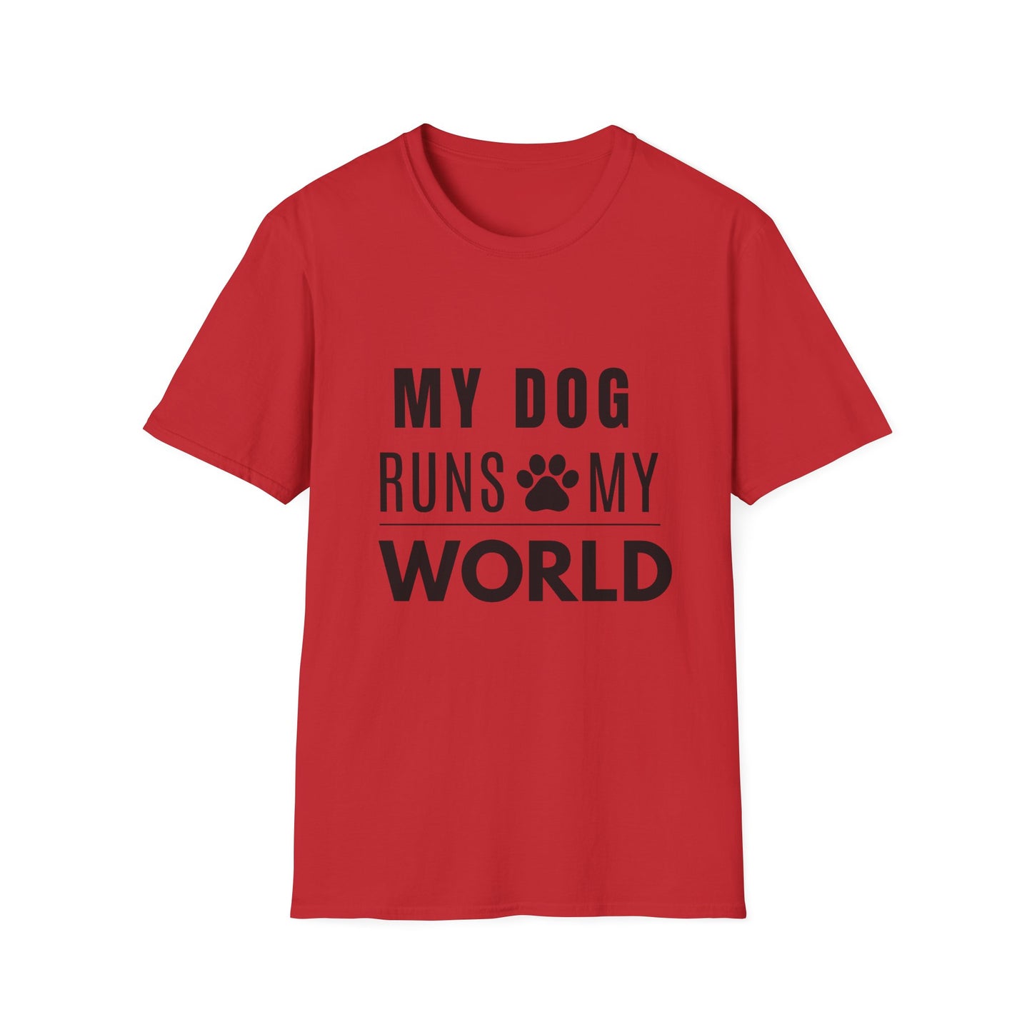 My Dog Runs My World T-Shirt