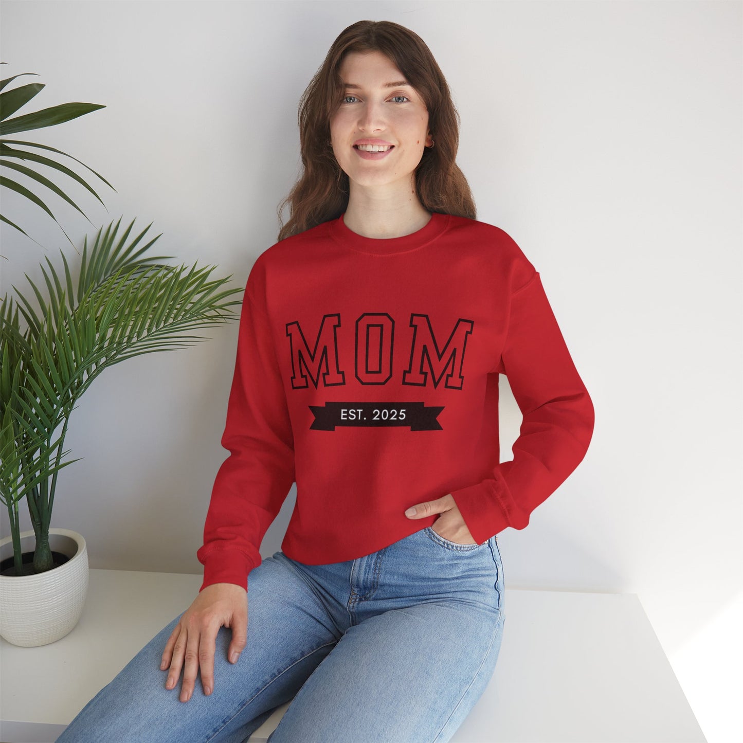 Mom Est New Mom Sweatshirt