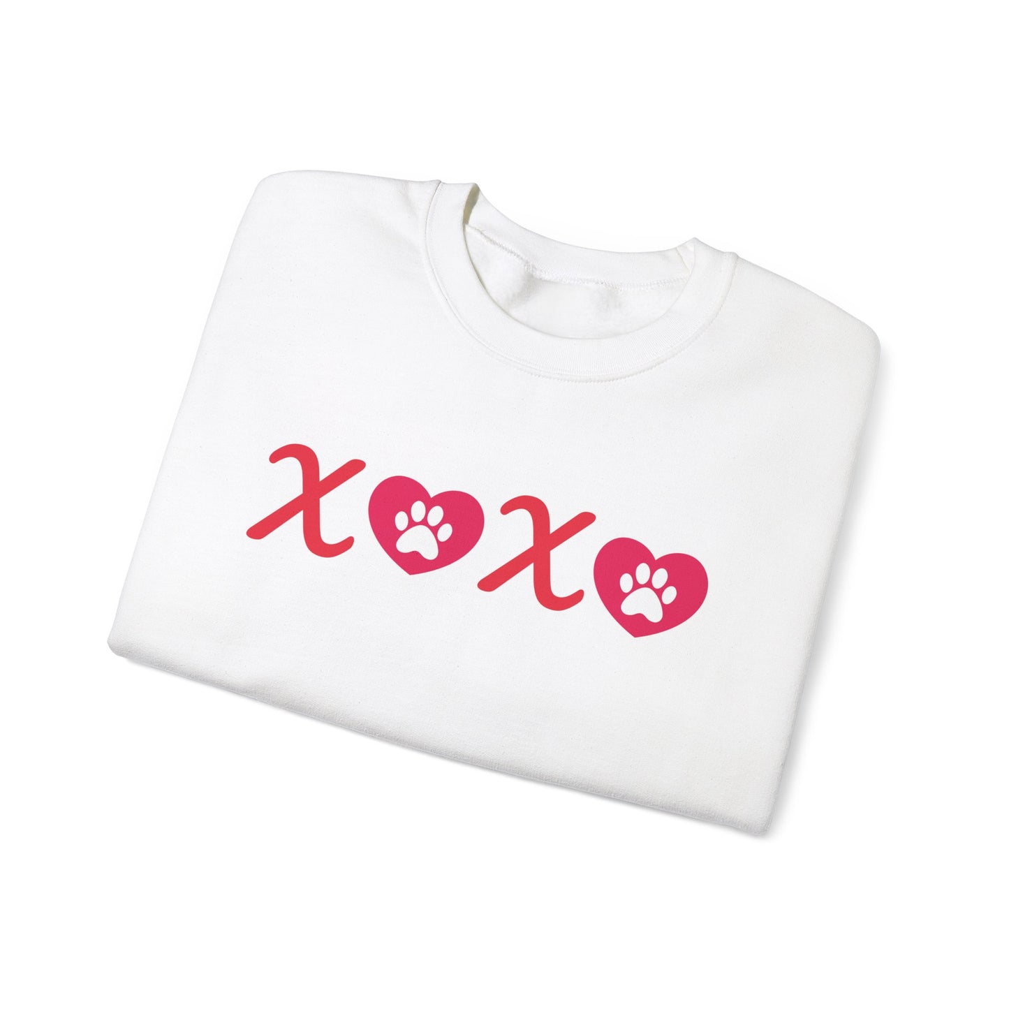 Valentine's Day Dog Lover Sweatshirt - XOXO Unisex Crewneck