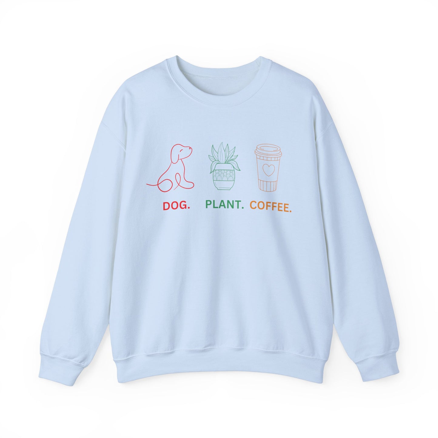 Dog Plant Coffee Sweatshirt