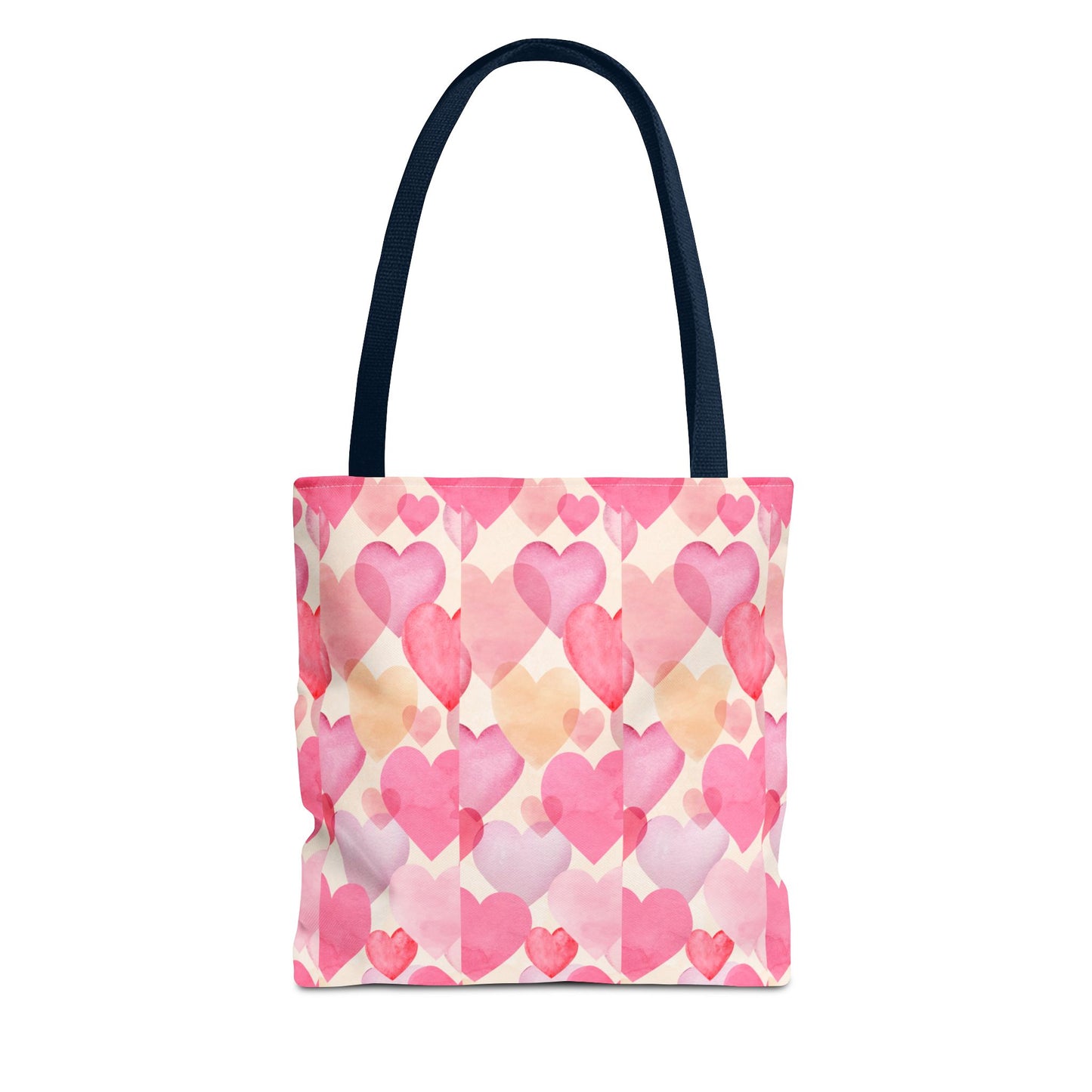 Sweetheart Tote Bag - Pink Heart Design for Everyday Use