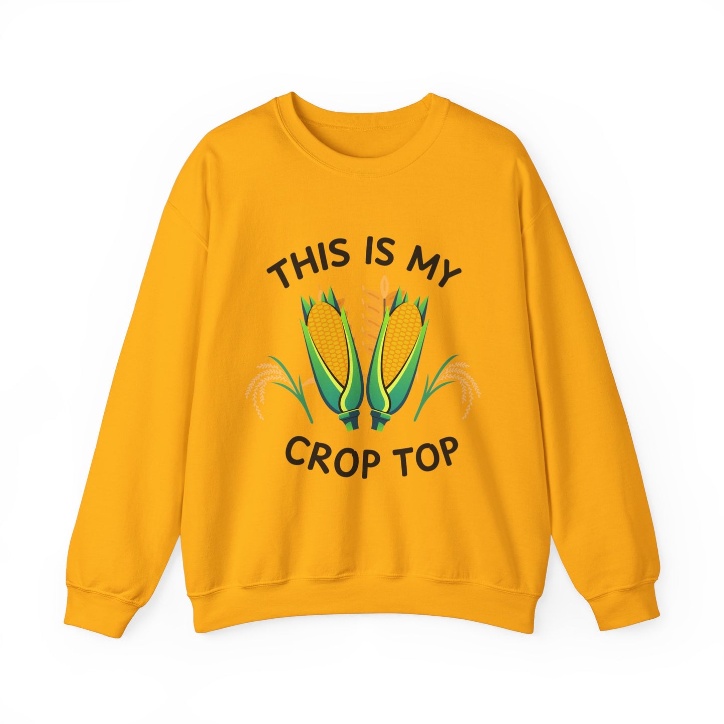 This Is My Crop Top - Funny Plant and Gardening Lover Sweatshirt