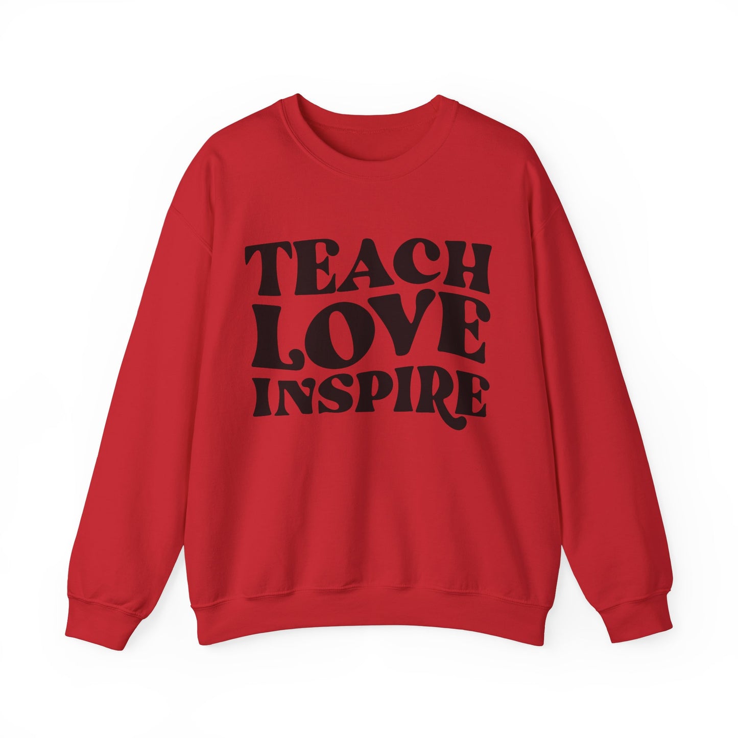 Teacher Sweatshirt - Teach Love Inspire  Unisex  Crewneck