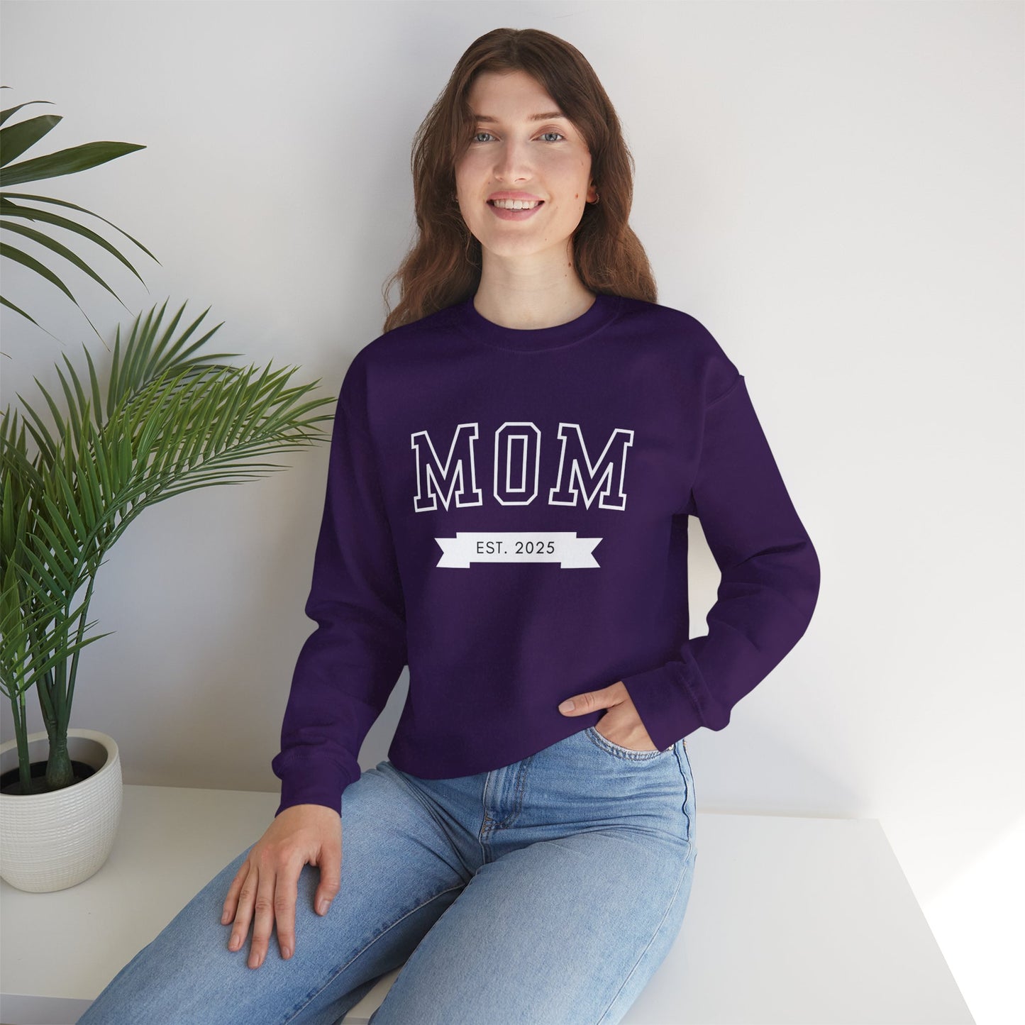 Mom Est New Mom Sweatshirt
