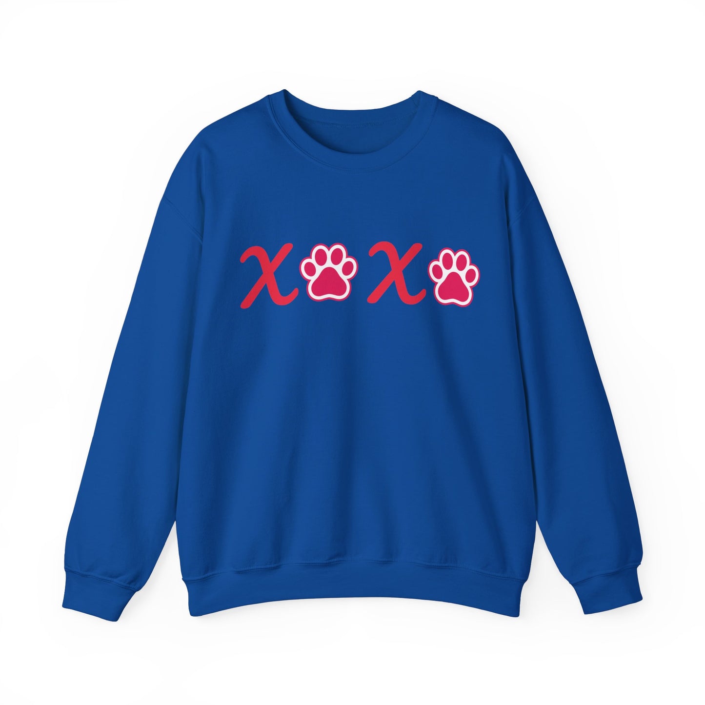 Valentine's Day Dog Lover Sweatshirt - XOXO Unisex Crewneck Sweatshirt