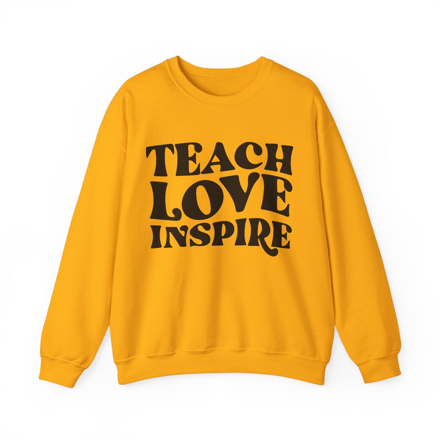 Teacher Sweatshirt - Teach Love Inspire  Unisex  Crewneck