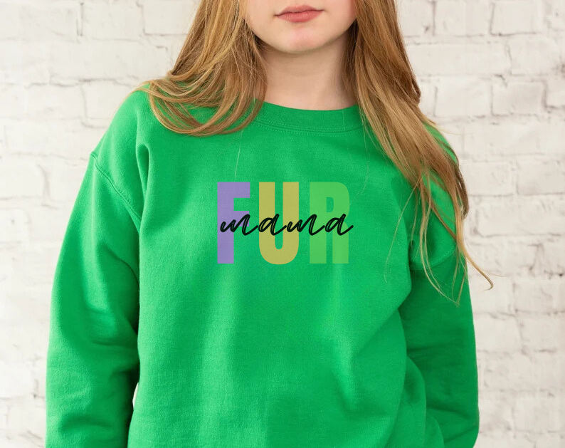Fur Mama - Funny Dog Lover Sweatshirt