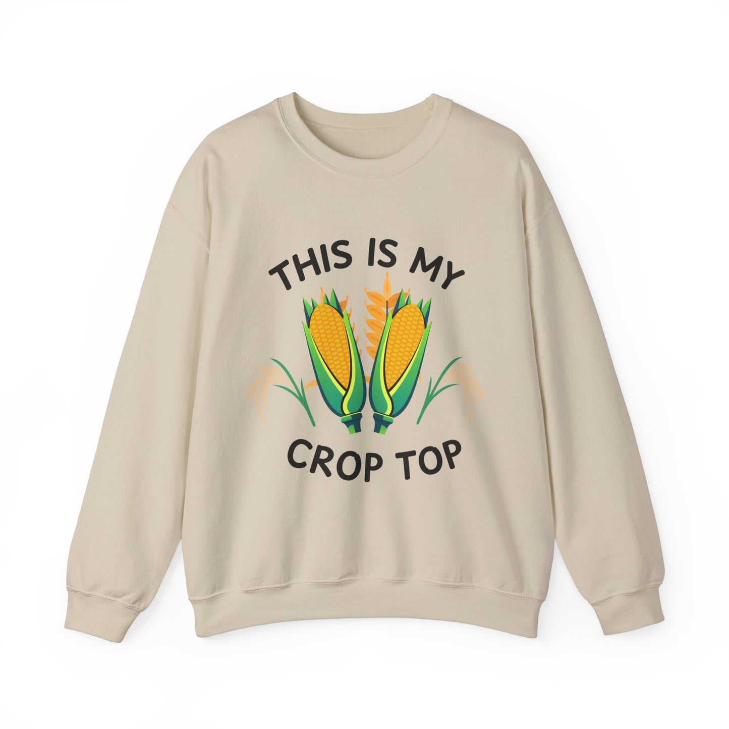 This Is My Crop Top - Funny Plant and Gardening Lover Sweatshirt