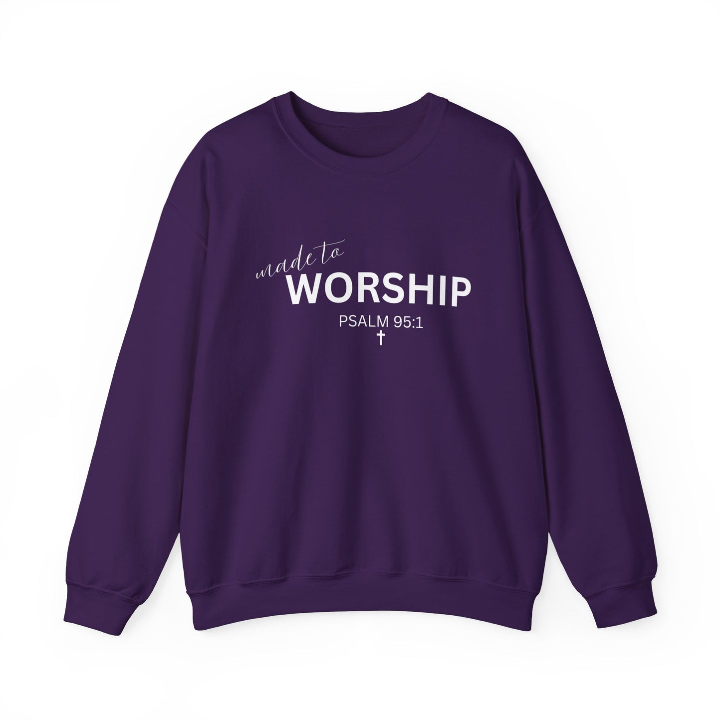 Made to Worship "Psalm 95:1" - Sweatshirt for Christians