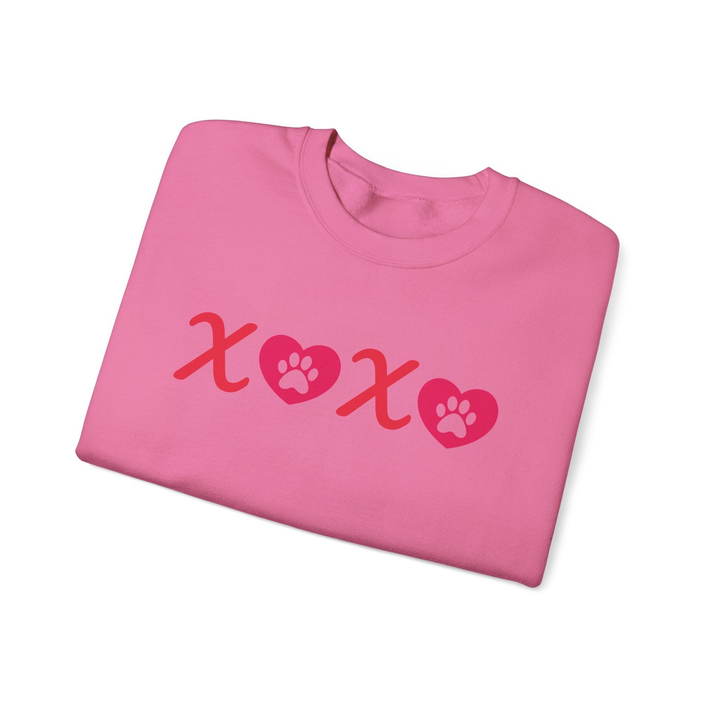 Valentine's Day Dog Lover Sweatshirt - XOXO Unisex Crewneck