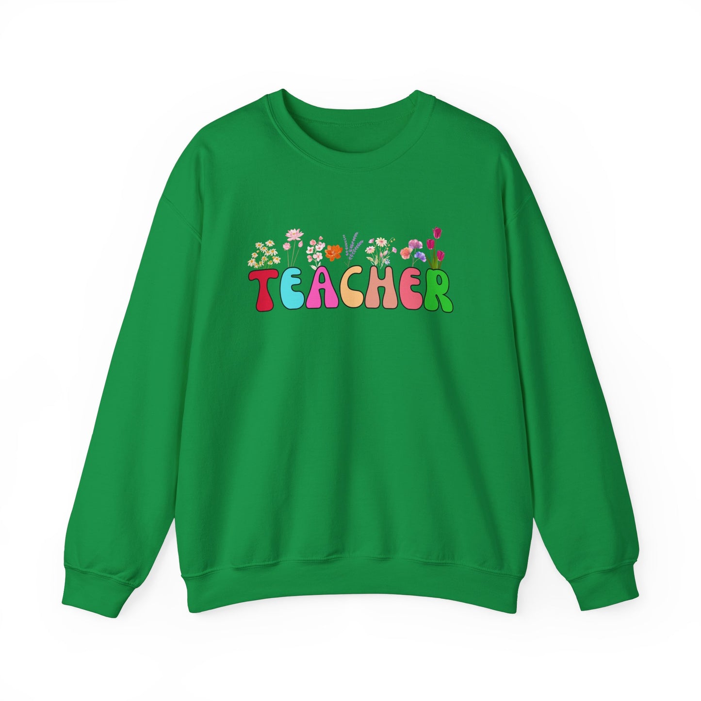 Teacher Floral Sweatshirt