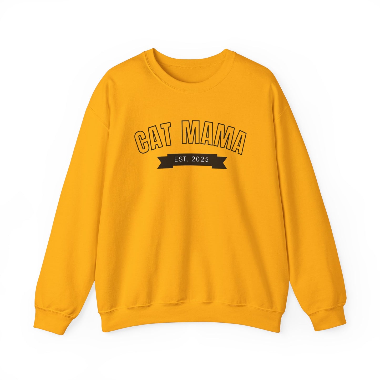 Cat Mama EST 2025 - Cat Lover Sweatshirt