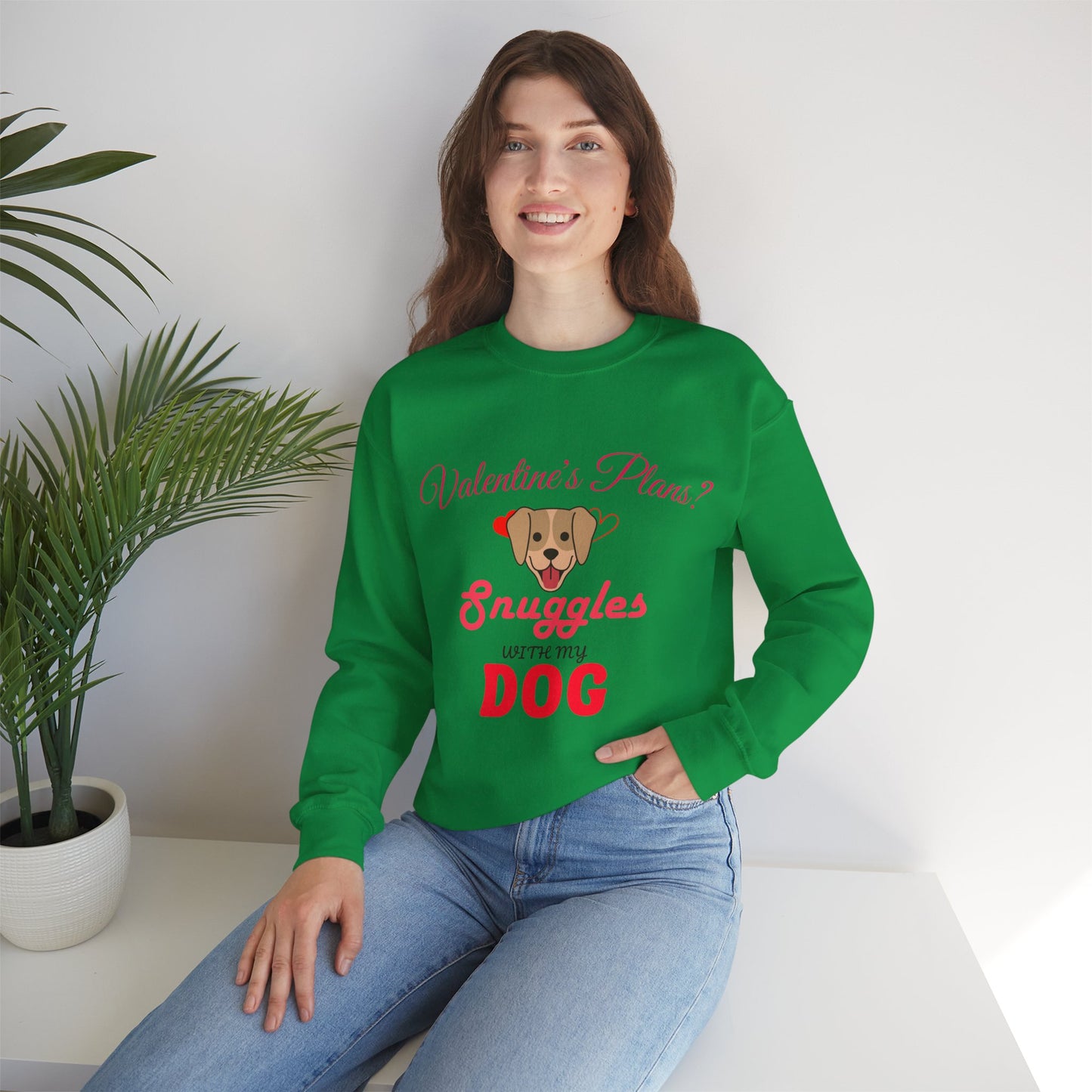 Valentine's Day Dog Lover Sweatshirt