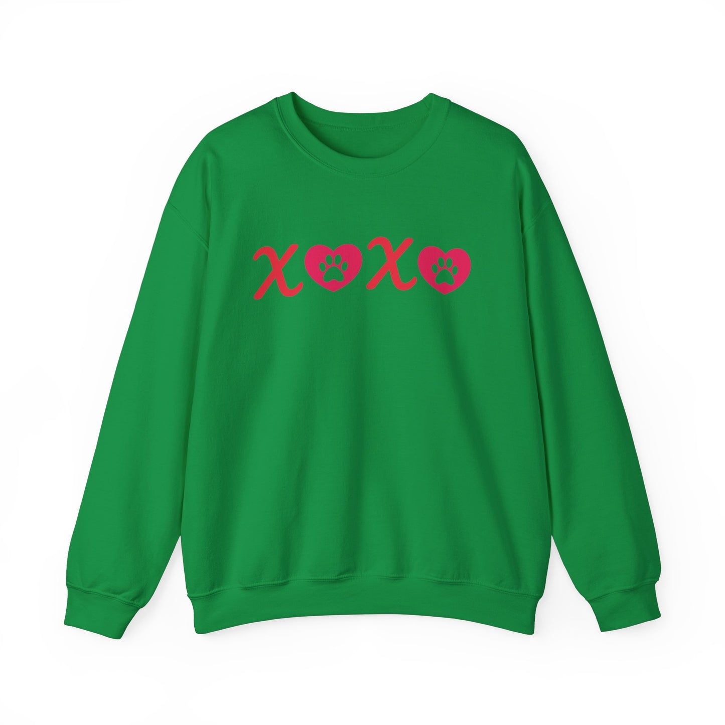 Valentine's Day Dog Lover Sweatshirt - XOXO Unisex Crewneck