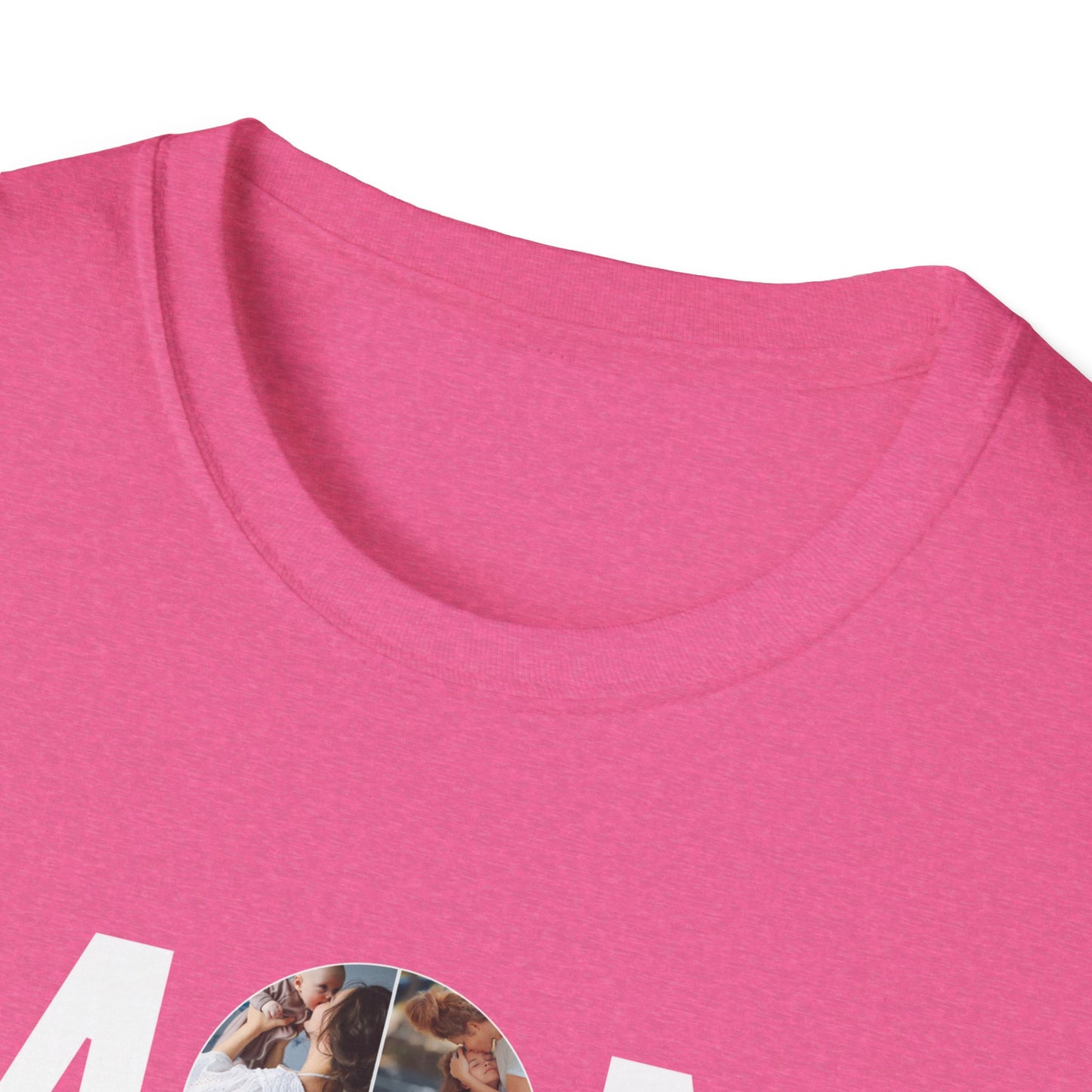 Personalized MOM Photo T-Shirt | Tee for Mother's Day & Family Gifts