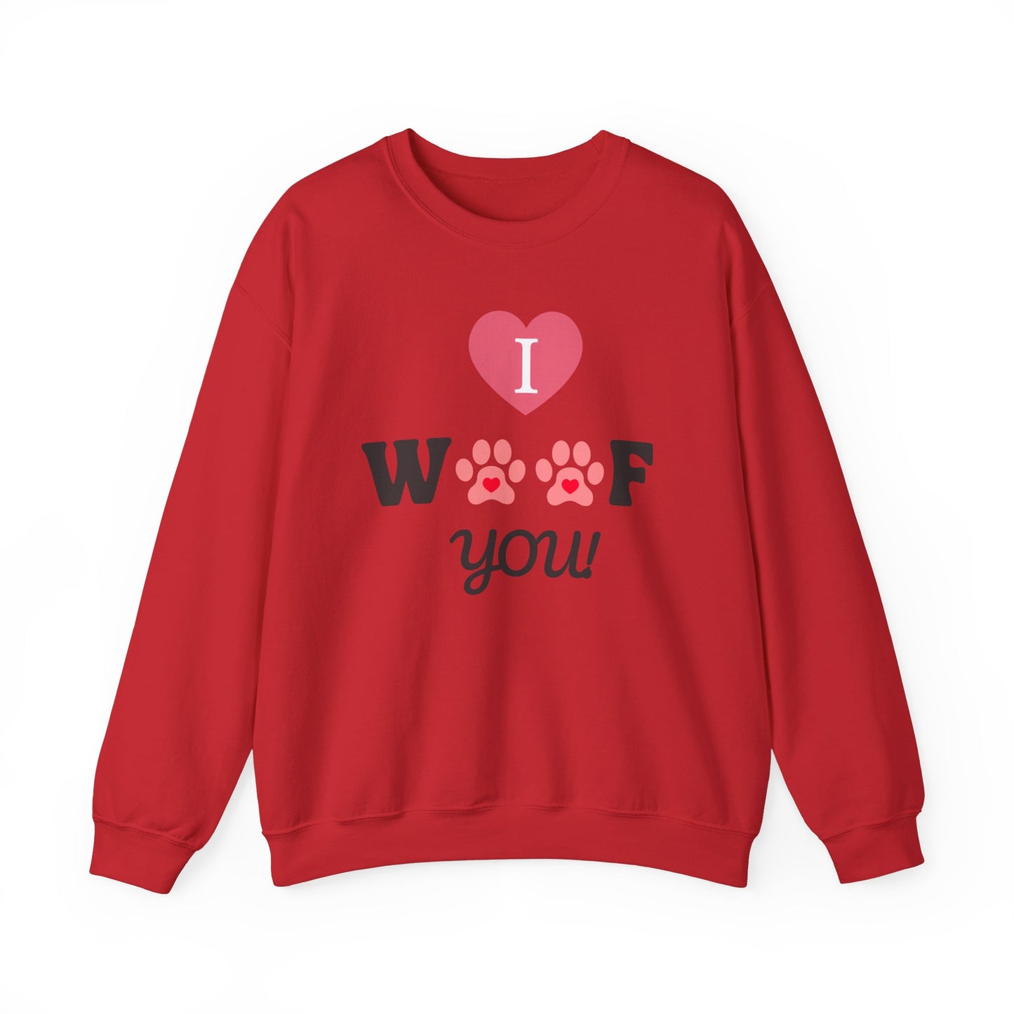 Valentine's Day Dog Lover Sweatshirt - Unisex Crewneck