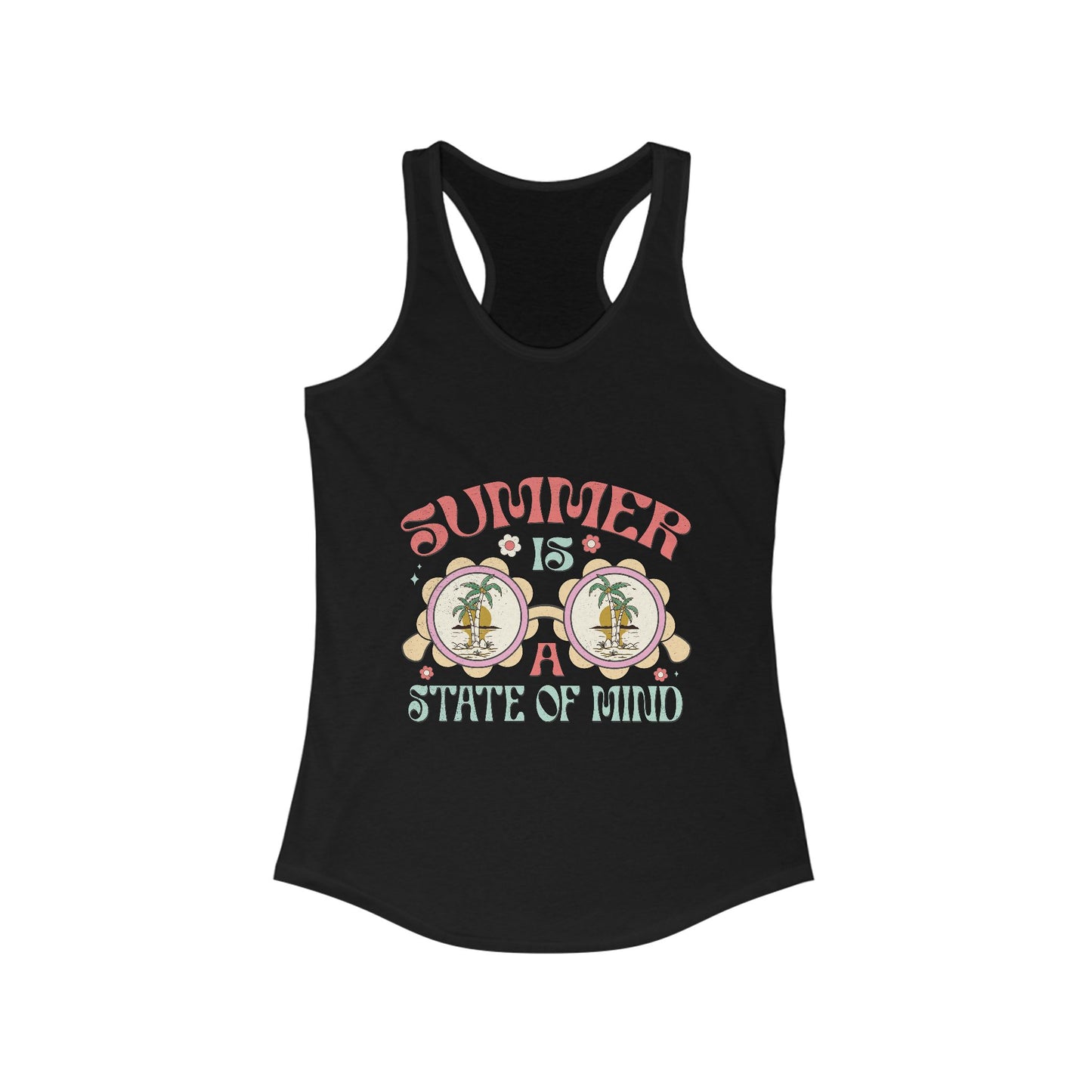 "Summer is a State of Mind" Racerback Summer Tank Top