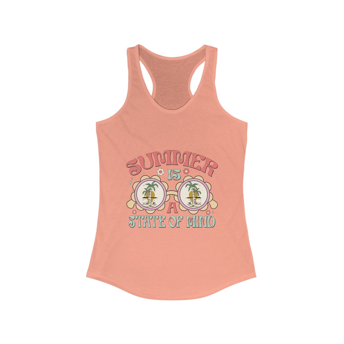 "Summer is a State of Mind" Racerback Summer Tank Top