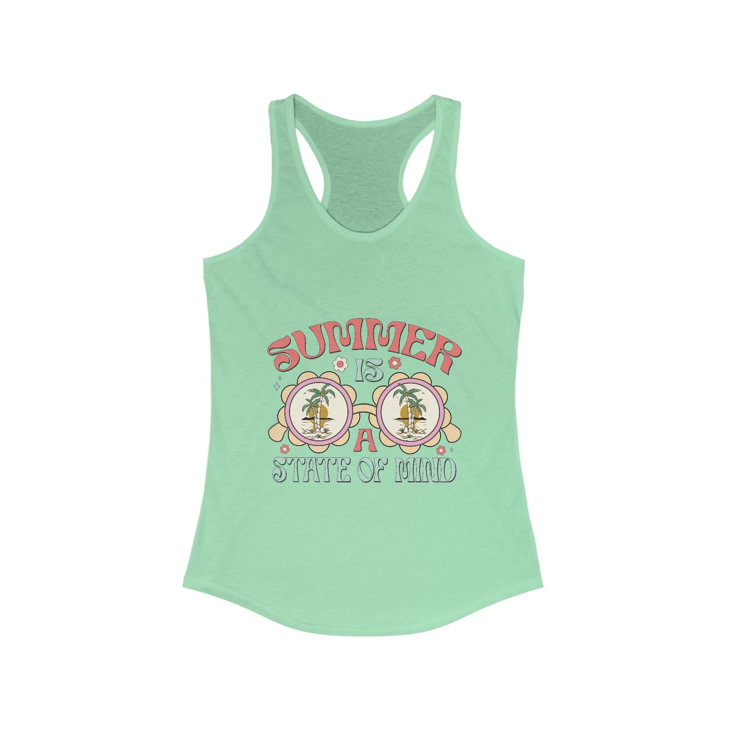 "Summer is a State of Mind" Racerback Summer Tank Top