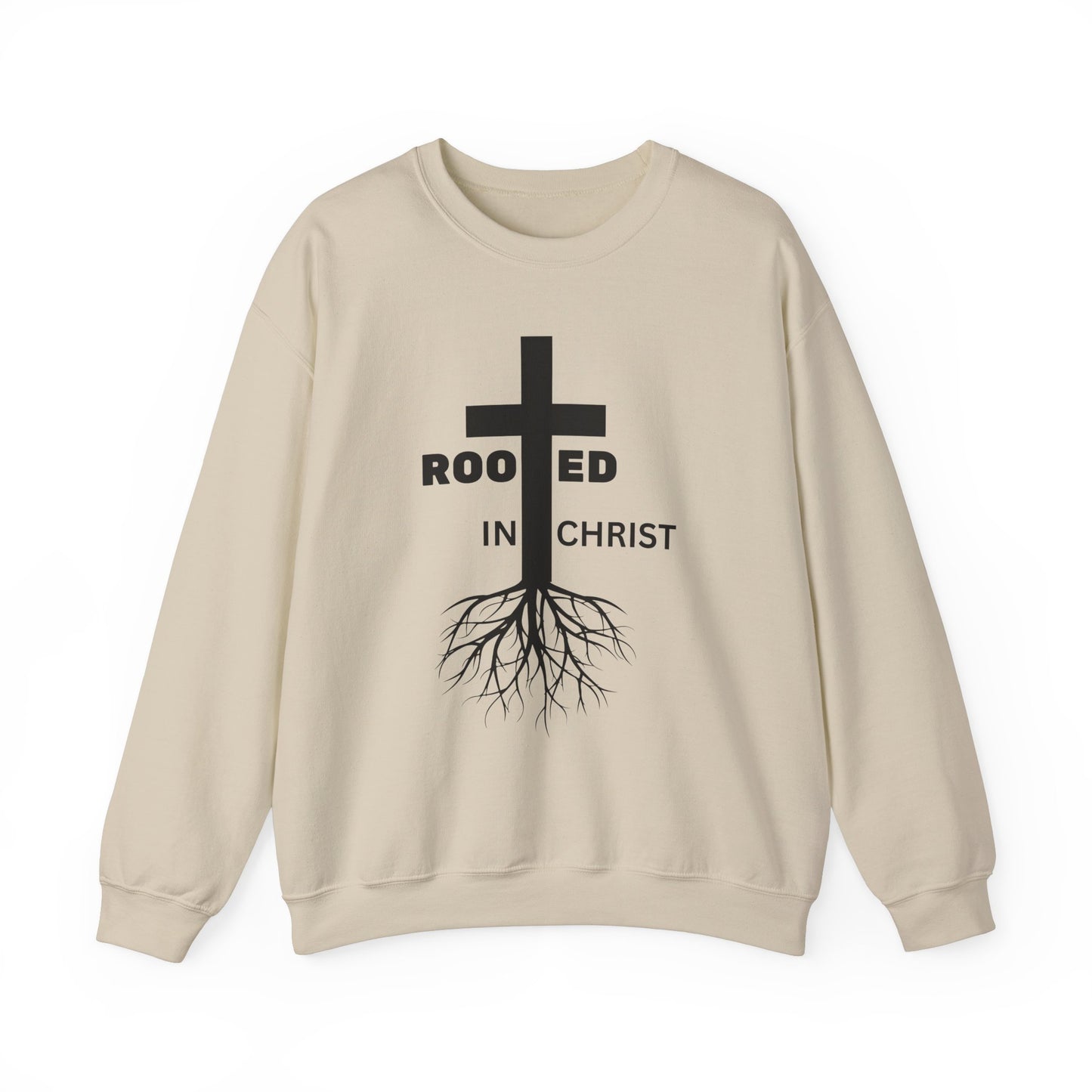Rooted In Christ - Christian Sweatshirt