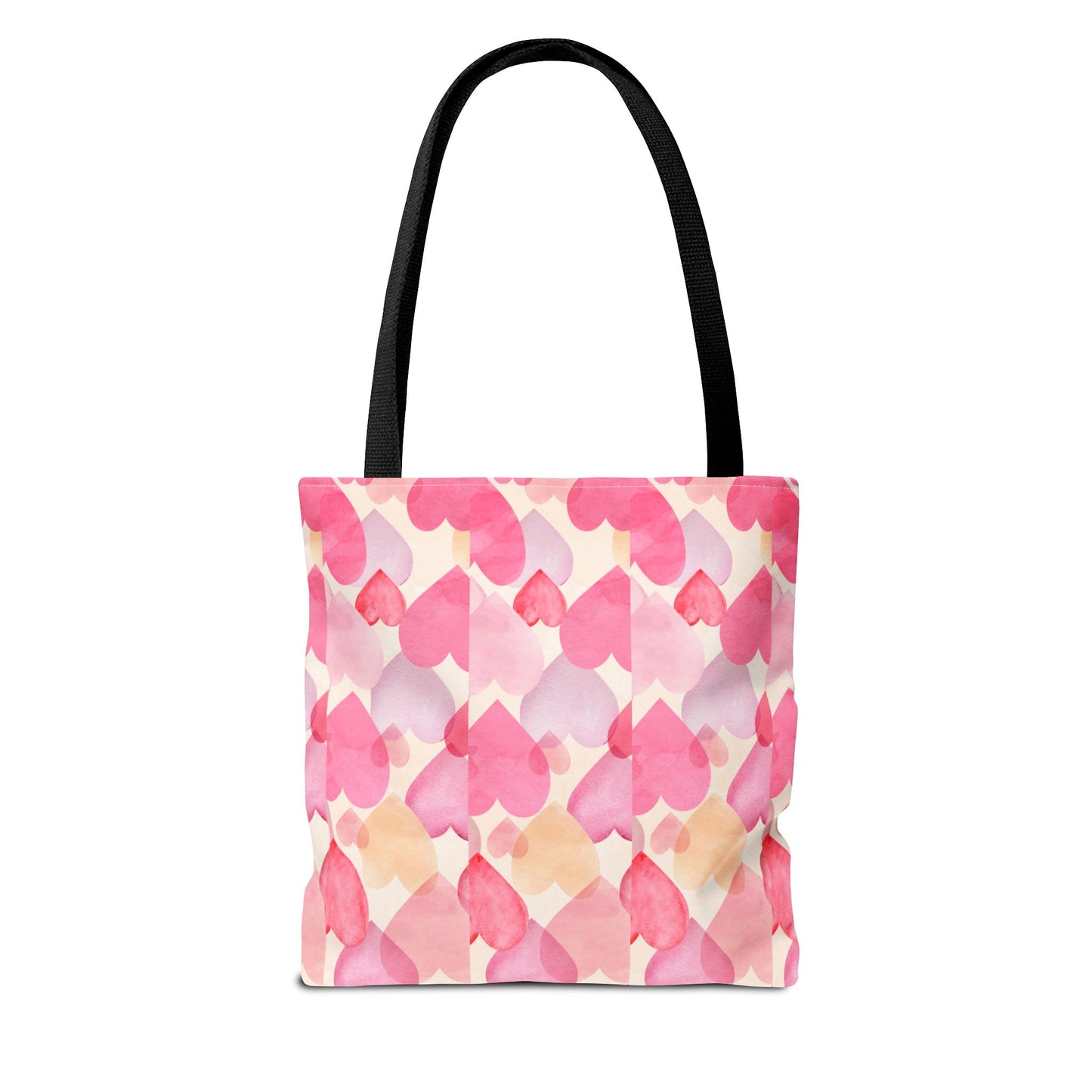 Sweetheart Tote Bag - Pink Heart Design for Everyday Use