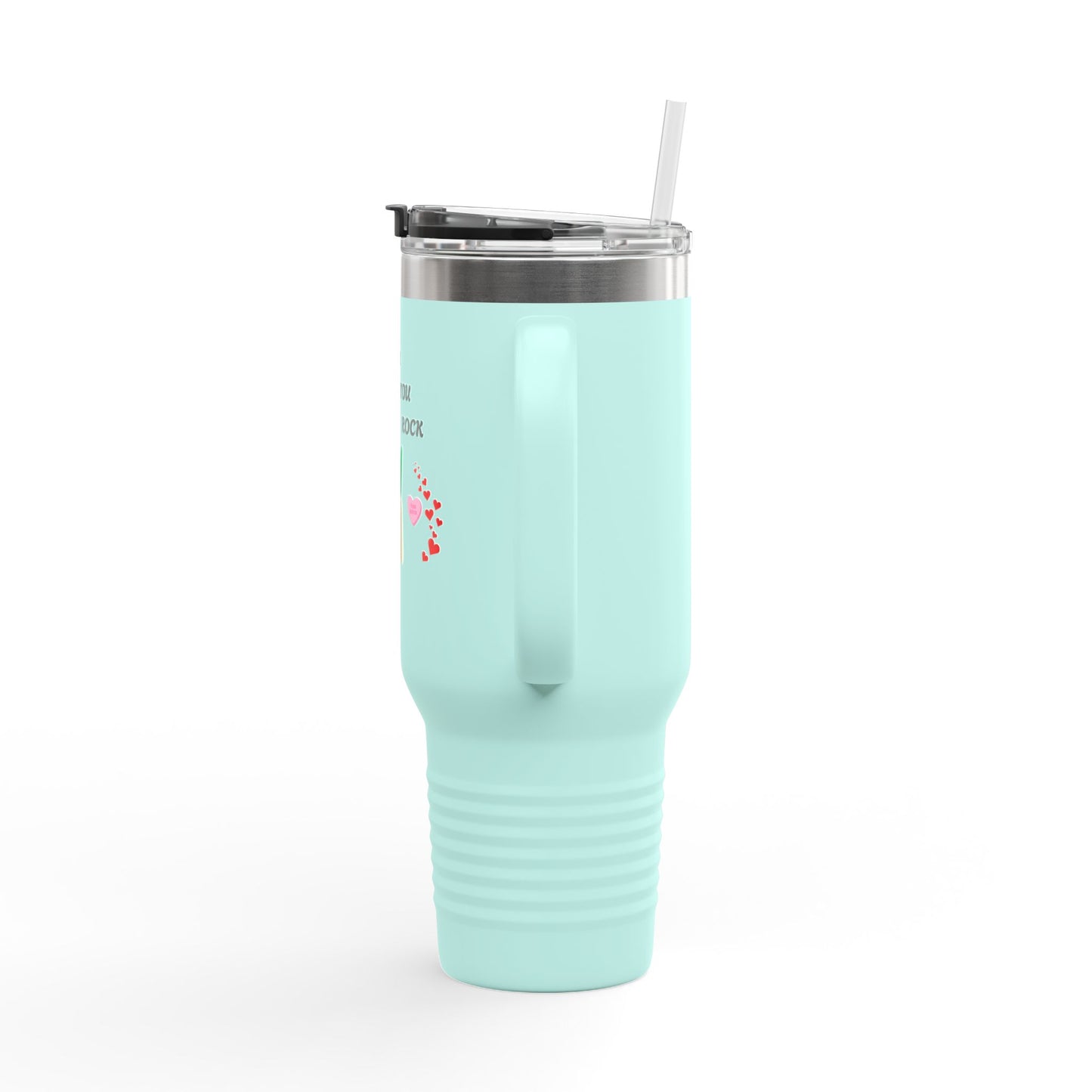 Mom I Think You Rock Insulated Travel Mug - 40oz | Cute Gift for Mom