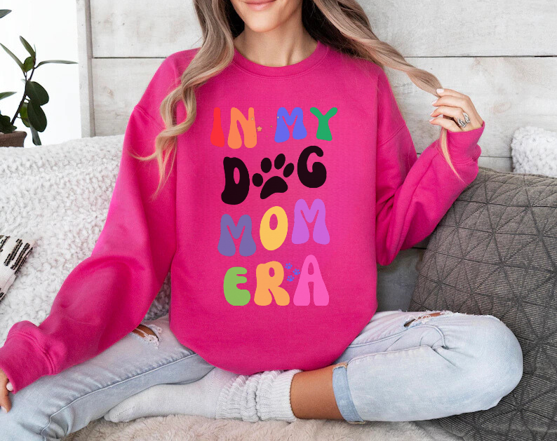 In My Dog Mom Era - Dog Lover Sweatshirt